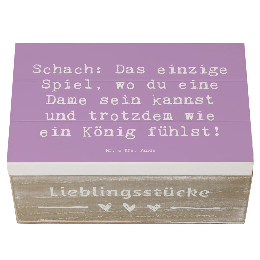 Holzkiste Spruch Schach Dame und König Holzkiste, Kiste, Schatzkiste, Truhe, Schatulle, XXL, Erinnerungsbox, Erinnerungskiste, Dekokiste, Aufbewahrungsbox, Geschenkbox, Geschenkdose, Geschenk, Sport, Sportart, Hobby, Schenken, Danke, Dankeschön, Auszeichnung, Gewinn, Sportler