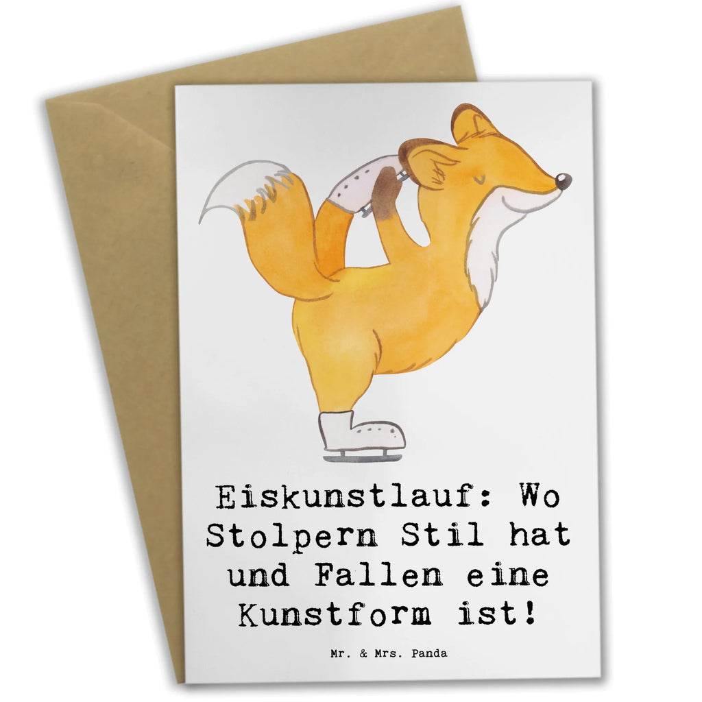 Grußkarte Eiskunstlauf Kunst Grußkarte, Klappkarte, Einladungskarte, Glückwunschkarte, Hochzeitskarte, Geburtstagskarte, Karte, Ansichtskarten, Geschenk, Sport, Sportart, Hobby, Schenken, Danke, Dankeschön, Auszeichnung, Gewinn, Sportler