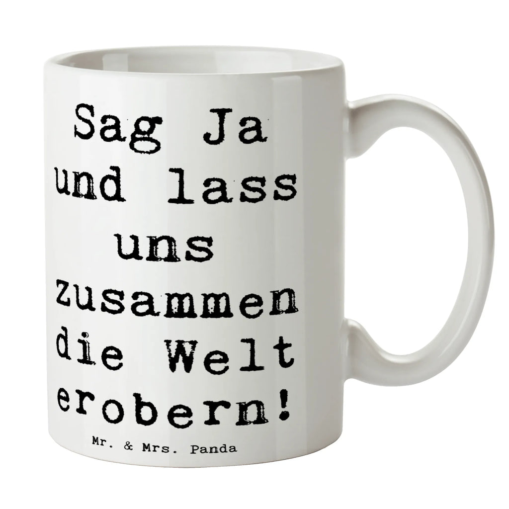 Tasse Spruch Heiratsantrag Abenteuer Tasse, Kaffeetasse, Teetasse, Becher, Kaffeebecher, Teebecher, Keramiktasse, Porzellantasse, Büro Tasse, Geschenk Tasse, Tasse Sprüche, Tasse Motive, Kaffeetassen, Tasse bedrucken, Designer Tasse, Cappuccino Tassen, Schöne Teetassen, Hochzeit, Hochzeitsgeschenk, Ehe, Hochzeitsfeier, Trauung, Trauungsgeschenk, Hochzeitskarte, Verlobungsfeier, Verlobungsgeschenk, Hochzeitsgeschenkideen, Hochzeitsgeschenke für Brautpaar