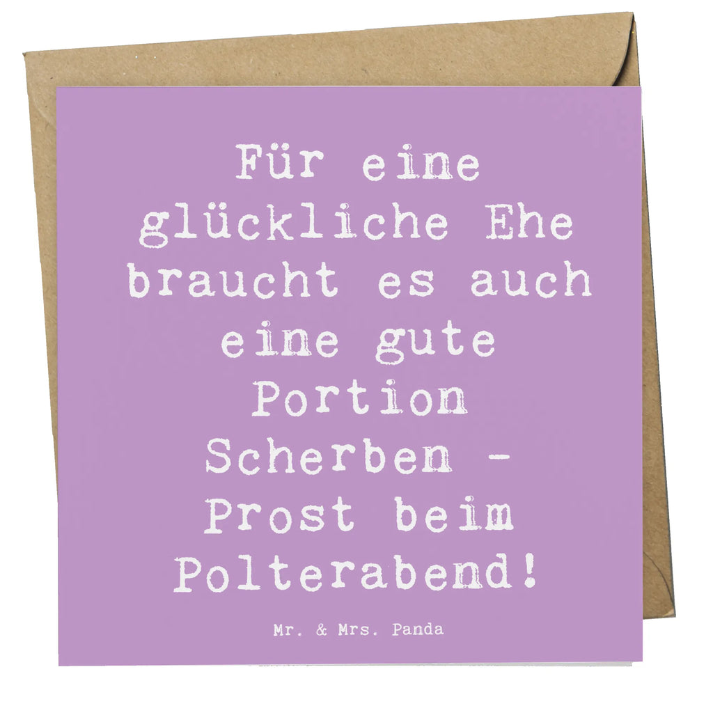 Deluxe Karte Für eine glückliche Ehe braucht es auch eine gute Portion Scherben - Prost beim Polterabend! Karte, Grußkarte, Klappkarte, Einladungskarte, Glückwunschkarte, Hochzeitskarte, Geburtstagskarte, Hochwertige Grußkarte, Hochwertige Klappkarte, Hochzeit, Hochzeitsgeschenk, Ehe, Hochzeitsfeier, Trauung, Trauungsgeschenk, Verlobungsfeier, Verlobungsgeschenk, Hochzeitsgeschenkideen, Hochzeitsgeschenke für Brautpaar