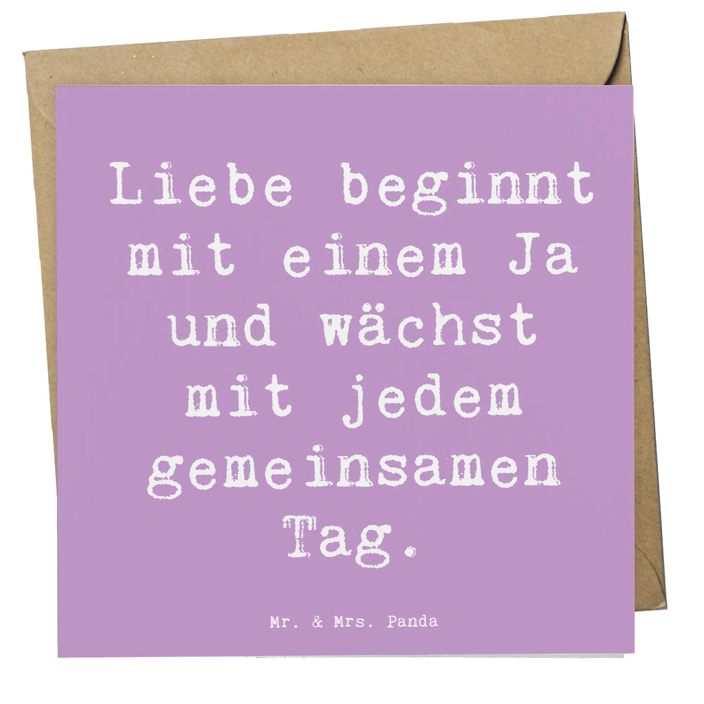 Deluxe Karte Liebe beginnt mit einem Ja und wächst mit jedem gemeinsamen Tag. Karte, Grußkarte, Klappkarte, Einladungskarte, Glückwunschkarte, Hochzeitskarte, Geburtstagskarte, Hochwertige Grußkarte, Hochwertige Klappkarte, Hochzeit, Hochzeitsgeschenk, Ehe, Hochzeitsfeier, Trauung, Trauungsgeschenk, Verlobungsfeier, Verlobungsgeschenk, Hochzeitsgeschenkideen, Hochzeitsgeschenke für Brautpaar