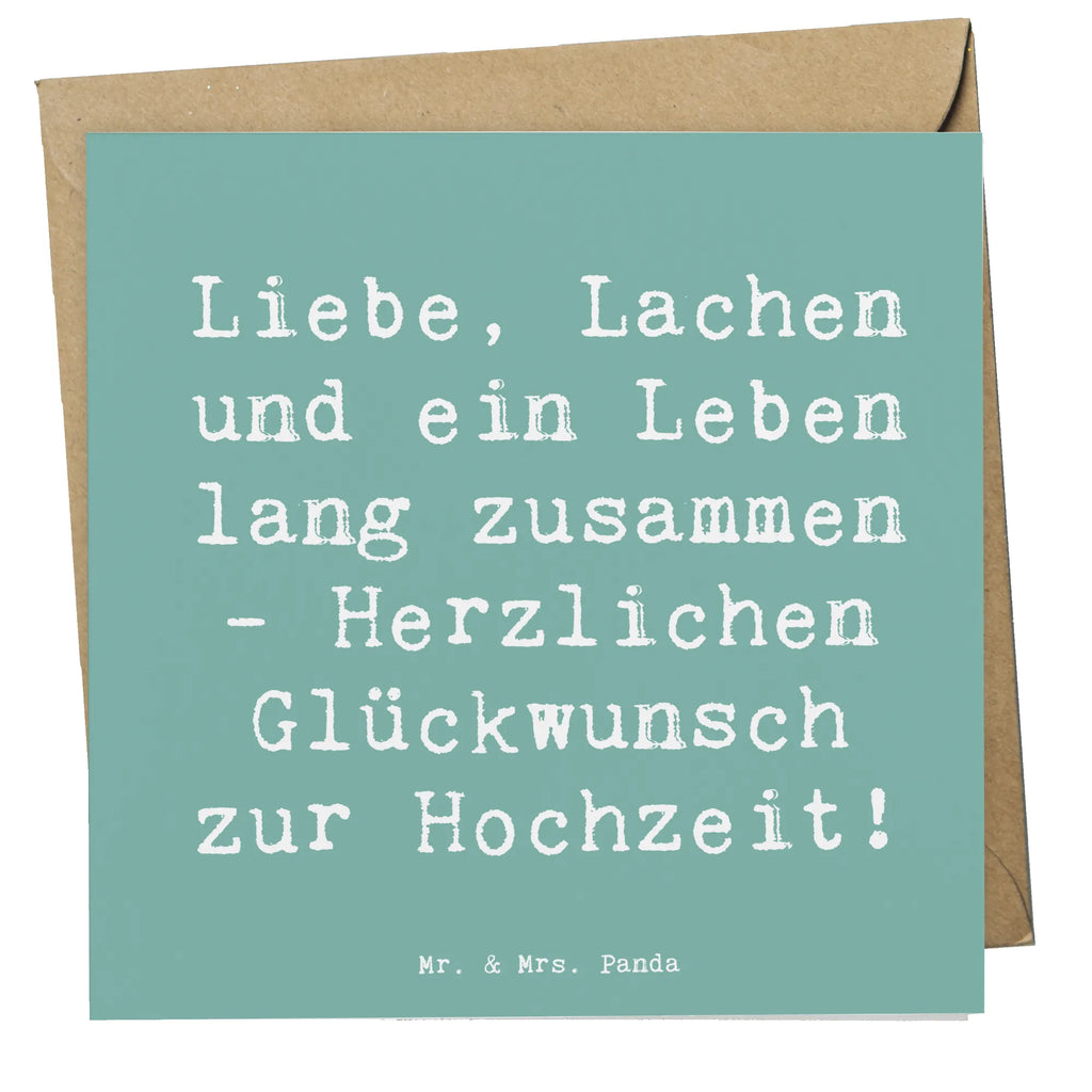 Deluxe Karte Liebe, Lachen und ein Leben lang zusammen - Herzlichen Glückwunsch zur Hochzeit! Karte, Grußkarte, Klappkarte, Einladungskarte, Glückwunschkarte, Hochzeitskarte, Geburtstagskarte, Hochwertige Grußkarte, Hochwertige Klappkarte, Hochzeit, Hochzeitsgeschenk, Ehe, Hochzeitsfeier, Trauung, Trauungsgeschenk, Verlobungsfeier, Verlobungsgeschenk, Hochzeitsgeschenkideen, Hochzeitsgeschenke für Brautpaar