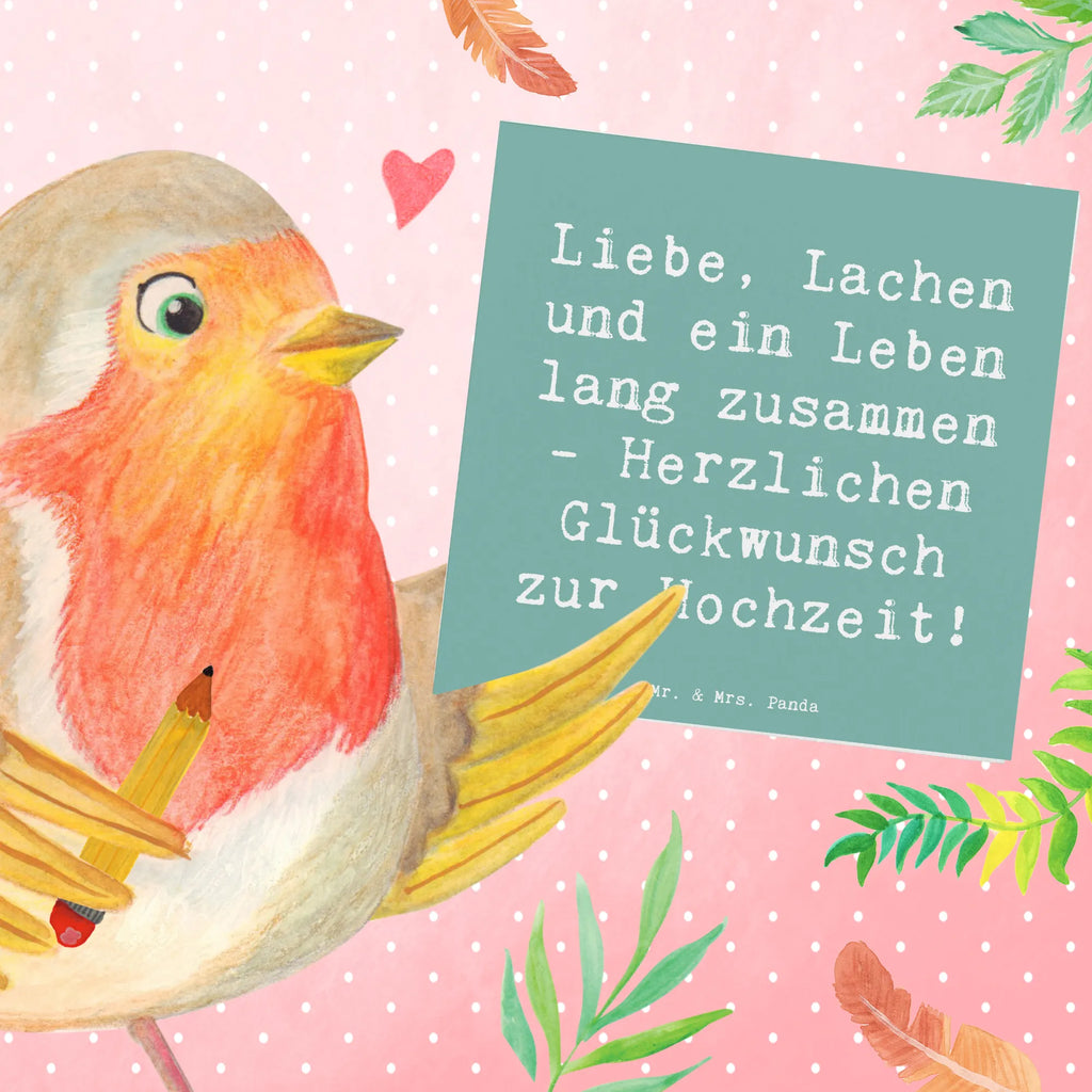 Deluxe Karte Liebe, Lachen und ein Leben lang zusammen - Herzlichen Glückwunsch zur Hochzeit! Karte, Grußkarte, Klappkarte, Einladungskarte, Glückwunschkarte, Hochzeitskarte, Geburtstagskarte, Hochwertige Grußkarte, Hochwertige Klappkarte, Hochzeit, Hochzeitsgeschenk, Ehe, Hochzeitsfeier, Trauung, Trauungsgeschenk, Verlobungsfeier, Verlobungsgeschenk, Hochzeitsgeschenkideen, Hochzeitsgeschenke für Brautpaar