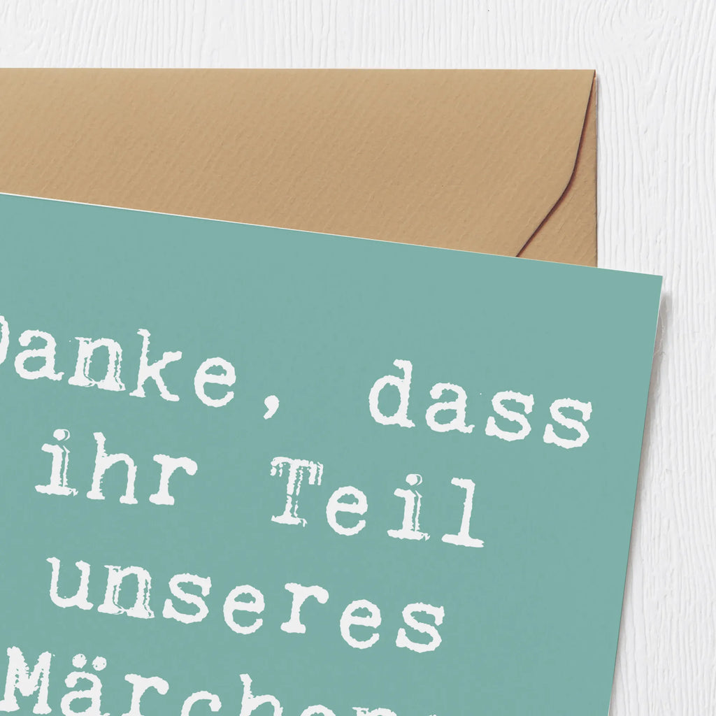 Deluxe Karte Spruch Gastgeschenke Märchen Karte, Grußkarte, Klappkarte, Einladungskarte, Glückwunschkarte, Hochzeitskarte, Geburtstagskarte, Hochwertige Grußkarte, Hochwertige Klappkarte, Hochzeit, Hochzeitsgeschenk, Ehe, Hochzeitsfeier, Trauung, Trauungsgeschenk, Verlobungsfeier, Verlobungsgeschenk, Hochzeitsgeschenkideen, Hochzeitsgeschenke für Brautpaar