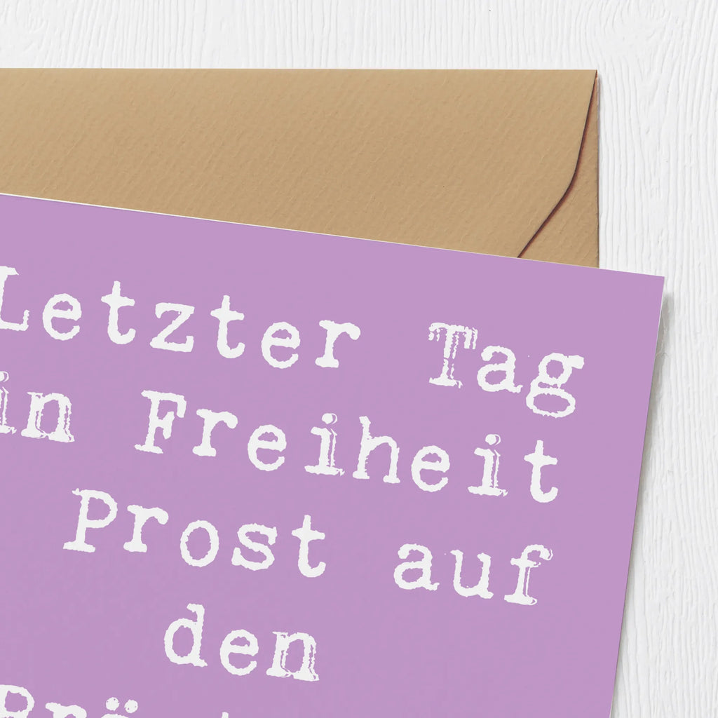 Deluxe Karte Spruch Junggesellenabschied Feier Karte, Grußkarte, Klappkarte, Einladungskarte, Glückwunschkarte, Hochzeitskarte, Geburtstagskarte, Hochwertige Grußkarte, Hochwertige Klappkarte, Hochzeit, Hochzeitsgeschenk, Ehe, Hochzeitsfeier, Trauung, Trauungsgeschenk, Verlobungsfeier, Verlobungsgeschenk, Hochzeitsgeschenkideen, Hochzeitsgeschenke für Brautpaar