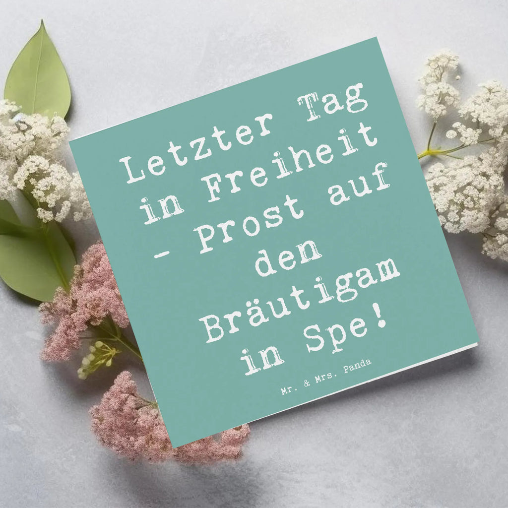 Deluxe Karte Spruch Junggesellenabschied Feier Karte, Grußkarte, Klappkarte, Einladungskarte, Glückwunschkarte, Hochzeitskarte, Geburtstagskarte, Hochwertige Grußkarte, Hochwertige Klappkarte, Hochzeit, Hochzeitsgeschenk, Ehe, Hochzeitsfeier, Trauung, Trauungsgeschenk, Verlobungsfeier, Verlobungsgeschenk, Hochzeitsgeschenkideen, Hochzeitsgeschenke für Brautpaar