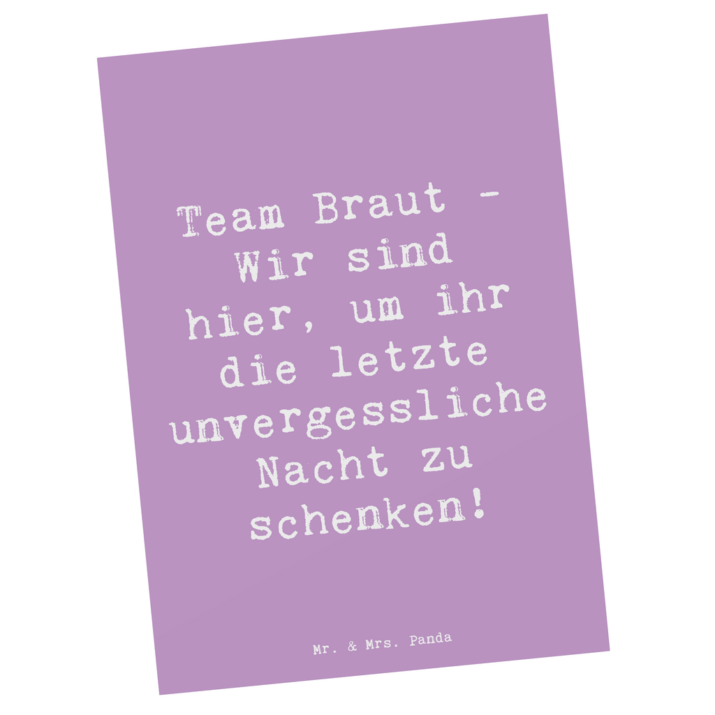 Postkarte Spruch Junggesellinnenabschied Team Braut Postkarte, Karte, Geschenkkarte, Grußkarte, Einladung, Ansichtskarte, Geburtstagskarte, Einladungskarte, Dankeskarte, Ansichtskarten, Einladung Geburtstag, Einladungskarten Geburtstag, Hochzeit, Hochzeitsgeschenk, Ehe, Hochzeitsfeier, Trauung, Trauungsgeschenk, Hochzeitskarte, Verlobungsfeier, Verlobungsgeschenk, Hochzeitsgeschenkideen, Hochzeitsgeschenke für Brautpaar