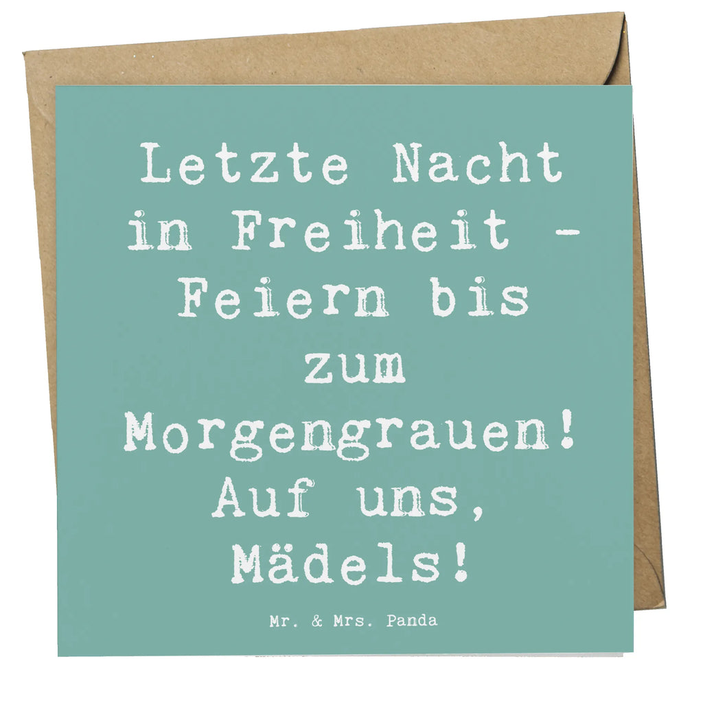 Deluxe Karte Spruch Junggesellinnenabschied Feiern Karte, Grußkarte, Klappkarte, Einladungskarte, Glückwunschkarte, Hochzeitskarte, Geburtstagskarte, Hochwertige Grußkarte, Hochwertige Klappkarte, Hochzeit, Hochzeitsgeschenk, Ehe, Hochzeitsfeier, Trauung, Trauungsgeschenk, Verlobungsfeier, Verlobungsgeschenk, Hochzeitsgeschenkideen, Hochzeitsgeschenke für Brautpaar