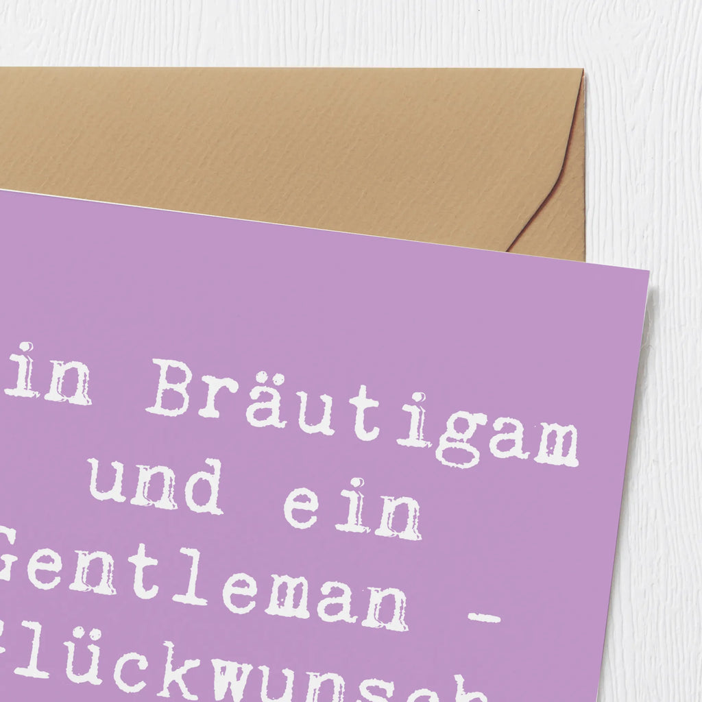 Deluxe Karte Spruch Bräutigam Gentleman Karte, Grußkarte, Klappkarte, Einladungskarte, Glückwunschkarte, Hochzeitskarte, Geburtstagskarte, Hochwertige Grußkarte, Hochwertige Klappkarte, Hochzeit, Hochzeitsgeschenk, Ehe, Hochzeitsfeier, Trauung, Trauungsgeschenk, Verlobungsfeier, Verlobungsgeschenk, Hochzeitsgeschenkideen, Hochzeitsgeschenke für Brautpaar