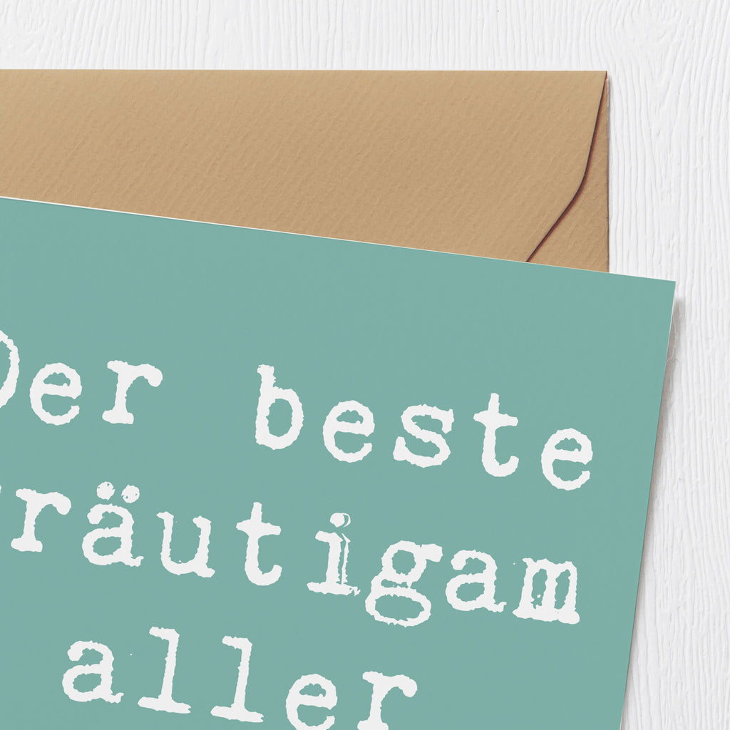 Deluxe Karte Spruch Bester Bräutigam Karte, Grußkarte, Klappkarte, Einladungskarte, Glückwunschkarte, Hochzeitskarte, Geburtstagskarte, Hochwertige Grußkarte, Hochwertige Klappkarte, Hochzeit, Hochzeitsgeschenk, Ehe, Hochzeitsfeier, Trauung, Trauungsgeschenk, Verlobungsfeier, Verlobungsgeschenk, Hochzeitsgeschenkideen, Hochzeitsgeschenke für Brautpaar