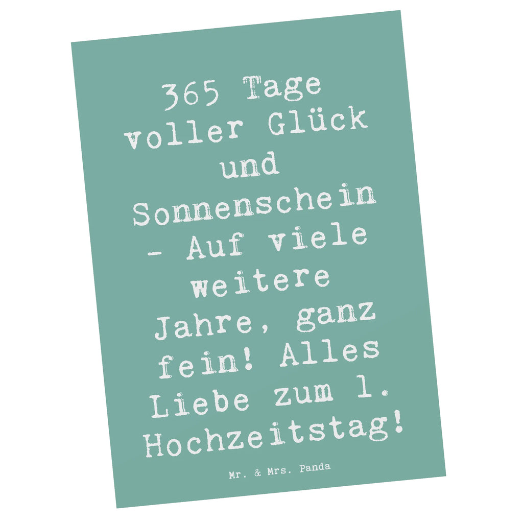 Postkarte 365 Tage voller Glück und Sonnenschein - Auf viele weitere Jahre, ganz fein! Alles Liebe zum 1. Hochzeitstag! Postkarte, Karte, Geschenkkarte, Grußkarte, Einladung, Ansichtskarte, Geburtstagskarte, Einladungskarte, Dankeskarte, Ansichtskarten, Einladung Geburtstag, Einladungskarten Geburtstag, Hochzeit, Hochzeitsgeschenk, Ehe, Hochzeitsfeier, Trauung, Trauungsgeschenk, Hochzeitskarte, Verlobungsfeier, Verlobungsgeschenk, Hochzeitsgeschenkideen, Hochzeitsgeschenke für Brautpaar