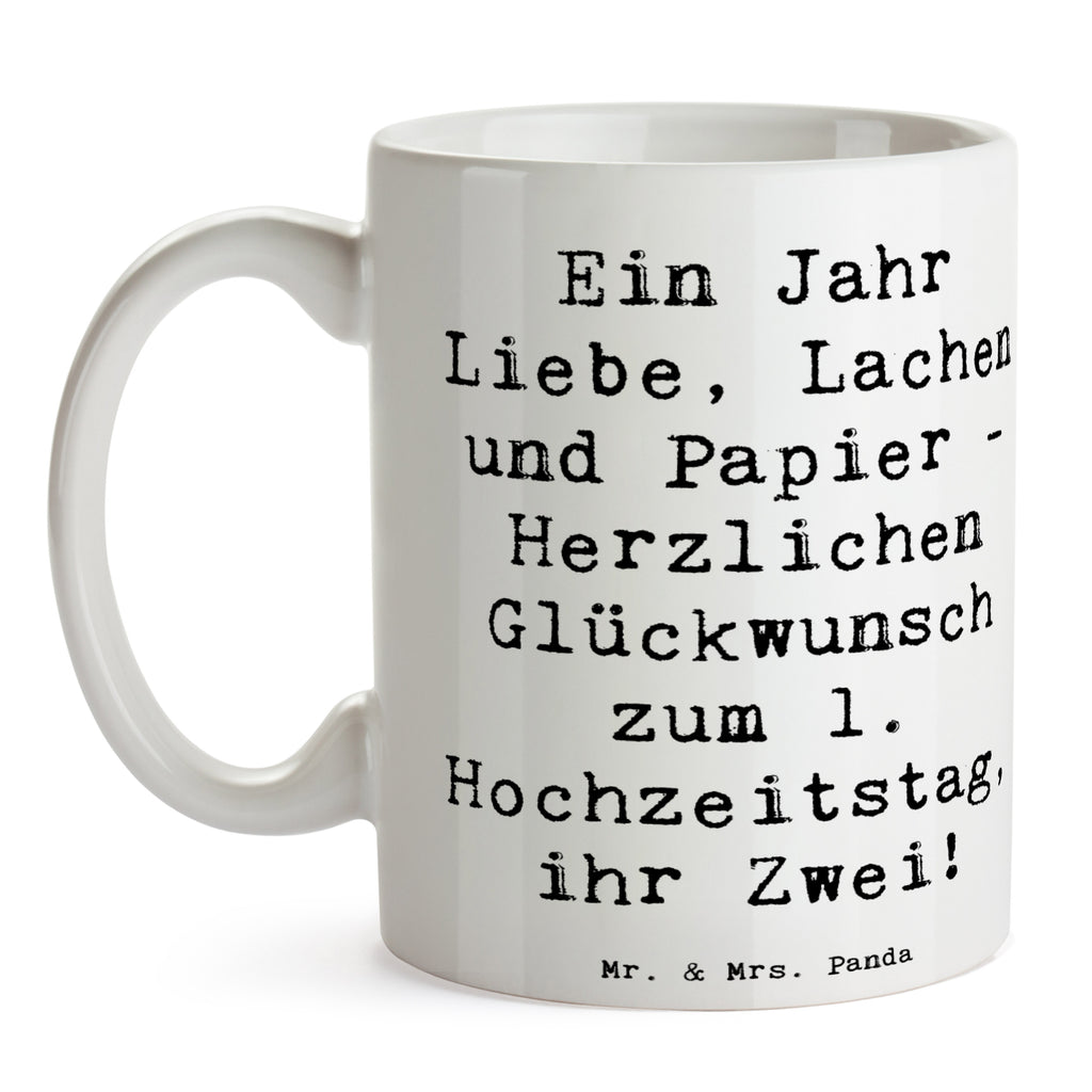 Tasse Spruch 1. Hochzeitstag Papierhochzeit Tasse, Kaffeetasse, Teetasse, Becher, Kaffeebecher, Teebecher, Keramiktasse, Porzellantasse, Büro Tasse, Geschenk Tasse, Tasse Sprüche, Tasse Motive, Kaffeetassen, Tasse bedrucken, Designer Tasse, Cappuccino Tassen, Schöne Teetassen, Hochzeit, Hochzeitsgeschenk, Ehe, Hochzeitsfeier, Trauung, Trauungsgeschenk, Hochzeitskarte, Verlobungsfeier, Verlobungsgeschenk, Hochzeitsgeschenkideen, Hochzeitsgeschenke für Brautpaar