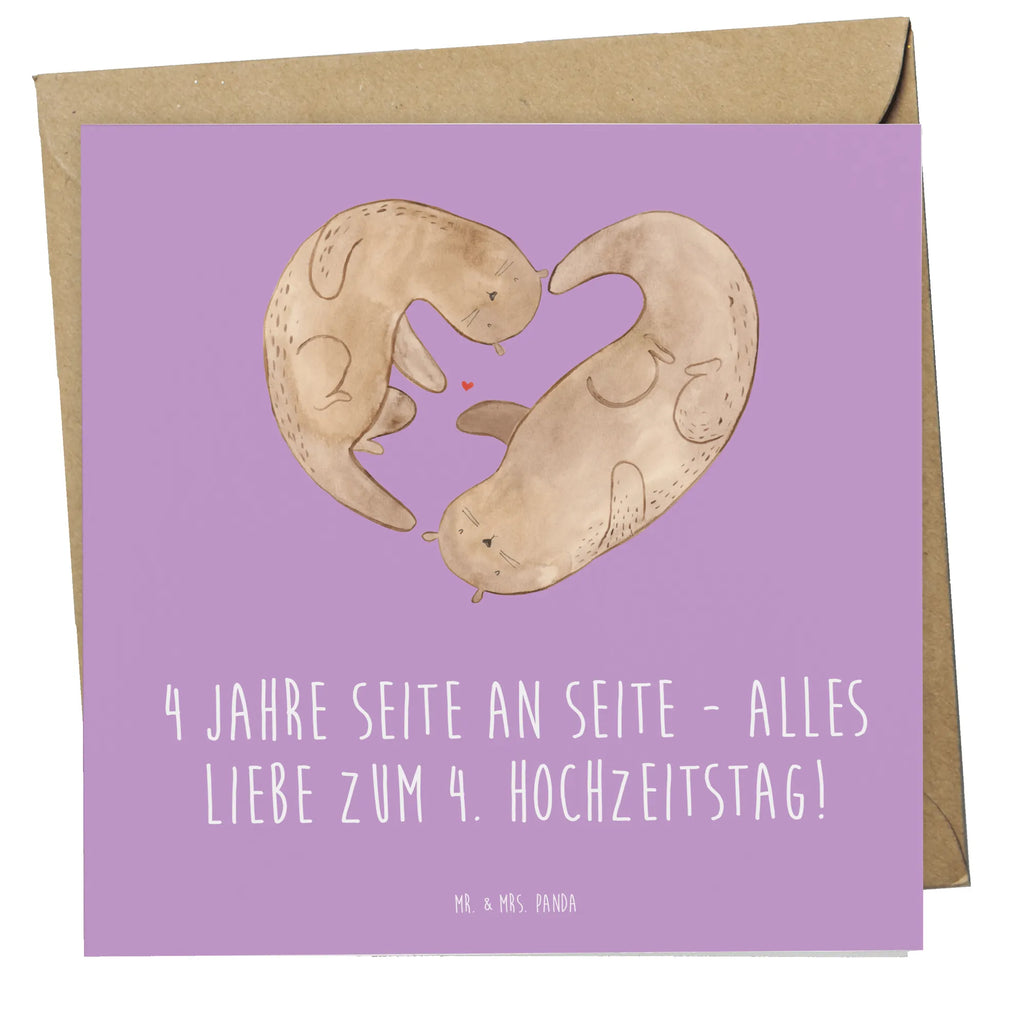 Deluxe Karte 4. Hochzeitstag Seidenhochzeit Karte, Grußkarte, Klappkarte, Einladungskarte, Glückwunschkarte, Hochzeitskarte, Geburtstagskarte, Hochwertige Grußkarte, Hochwertige Klappkarte, Hochzeit, Hochzeitsgeschenk, Ehe, Hochzeitsfeier, Trauung, Trauungsgeschenk, Verlobungsfeier, Verlobungsgeschenk, Hochzeitsgeschenkideen, Hochzeitsgeschenke für Brautpaar