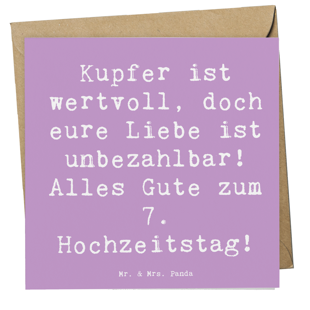 Deluxe Karte Spruch 7. Hochzeitstag Kupferhochzeit Karte, Grußkarte, Klappkarte, Einladungskarte, Glückwunschkarte, Hochzeitskarte, Geburtstagskarte, Hochwertige Grußkarte, Hochwertige Klappkarte, Hochzeit, Hochzeitsgeschenk, Ehe, Hochzeitsfeier, Trauung, Trauungsgeschenk, Verlobungsfeier, Verlobungsgeschenk, Hochzeitsgeschenkideen, Hochzeitsgeschenke für Brautpaar