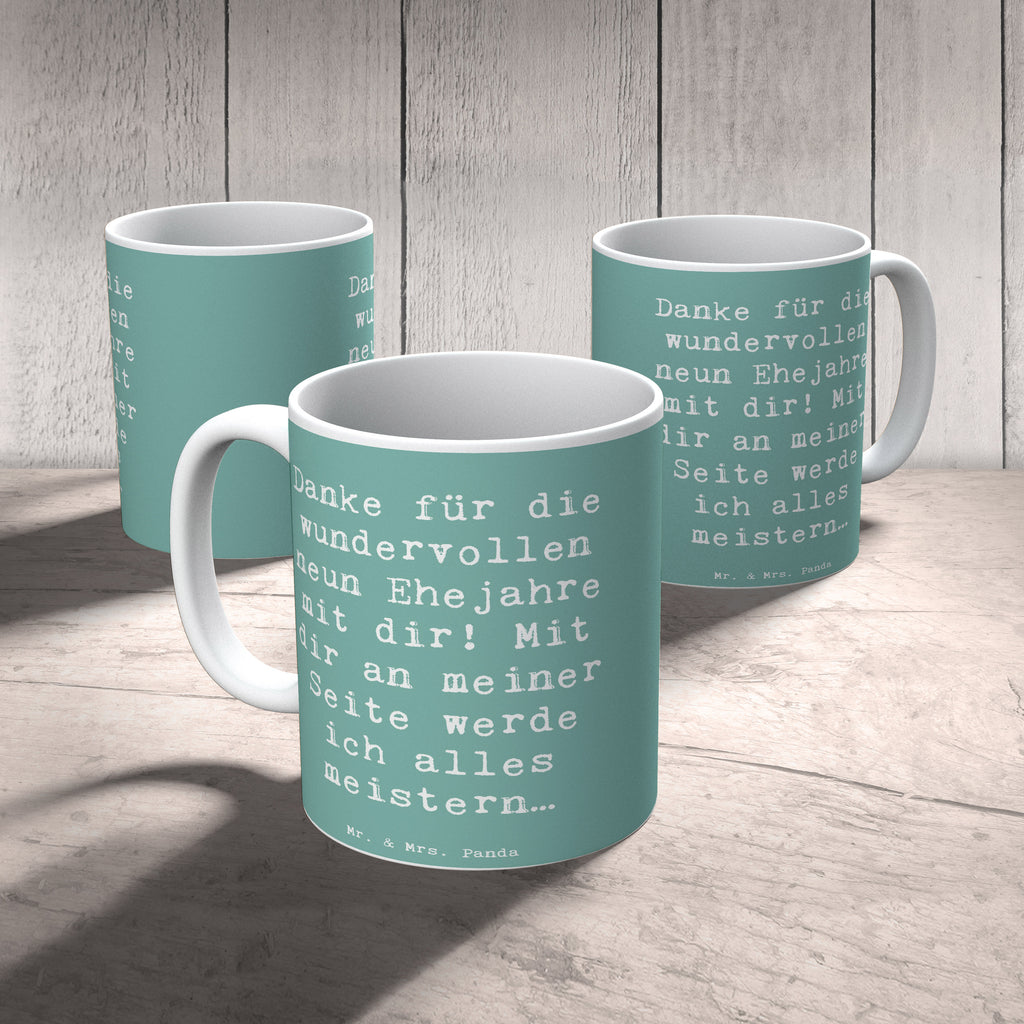 Tasse Spruch 9. Hochzeitstag Keramikhochzeit Tasse, Kaffeetasse, Teetasse, Becher, Kaffeebecher, Teebecher, Keramiktasse, Porzellantasse, Büro Tasse, Geschenk Tasse, Tasse Sprüche, Tasse Motive, Kaffeetassen, Tasse bedrucken, Designer Tasse, Cappuccino Tassen, Schöne Teetassen, Hochzeit, Hochzeitsgeschenk, Ehe, Hochzeitsfeier, Trauung, Trauungsgeschenk, Hochzeitskarte, Verlobungsfeier, Verlobungsgeschenk, Hochzeitsgeschenkideen, Hochzeitsgeschenke für Brautpaar