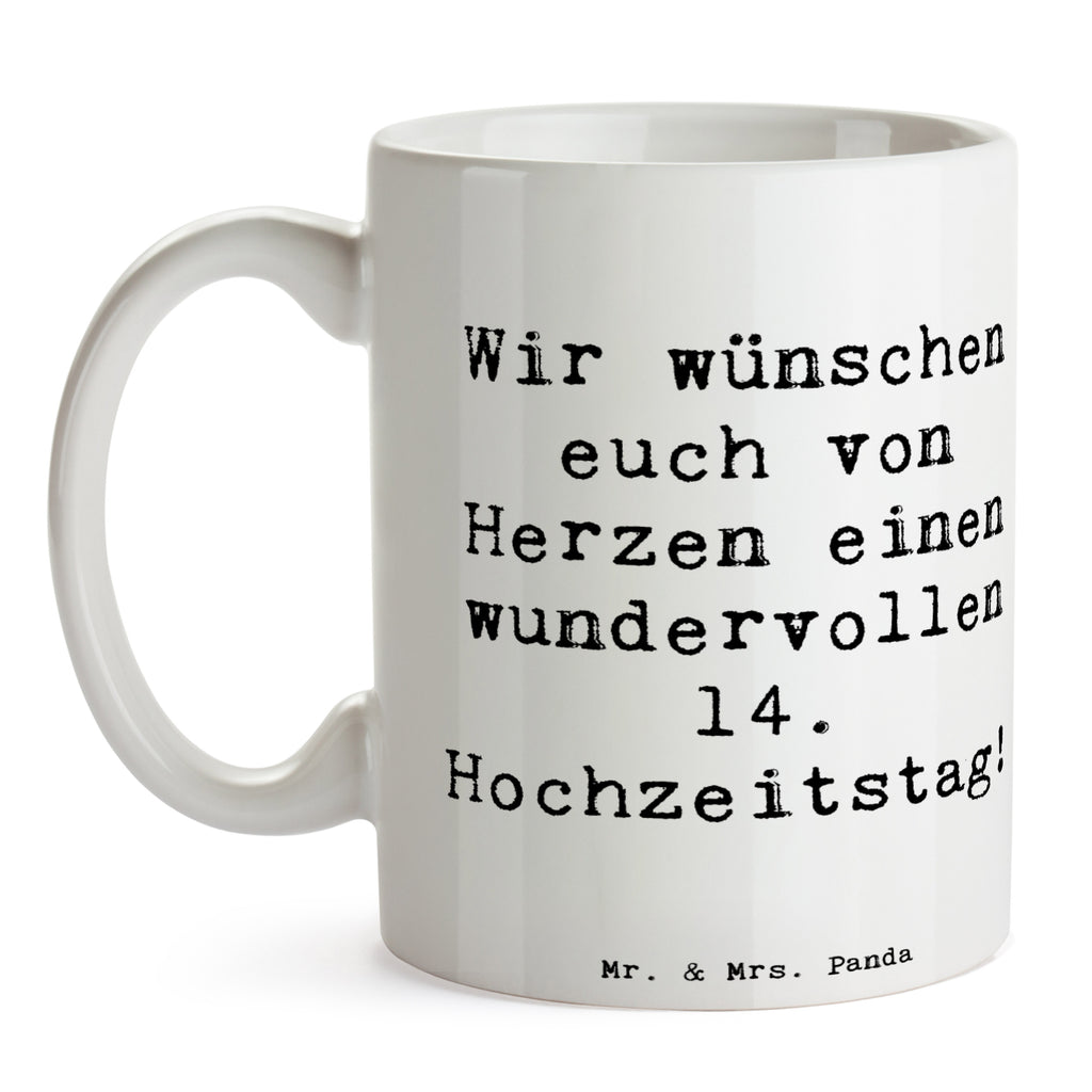 Tasse Spruch 14. Hochzeitstag Elfenbeinhochzeit Tasse, Kaffeetasse, Teetasse, Becher, Kaffeebecher, Teebecher, Keramiktasse, Porzellantasse, Büro Tasse, Geschenk Tasse, Tasse Sprüche, Tasse Motive, Kaffeetassen, Tasse bedrucken, Designer Tasse, Cappuccino Tassen, Schöne Teetassen, Hochzeit, Hochzeitsgeschenk, Ehe, Hochzeitsfeier, Trauung, Trauungsgeschenk, Hochzeitskarte, Verlobungsfeier, Verlobungsgeschenk, Hochzeitsgeschenkideen, Hochzeitsgeschenke für Brautpaar