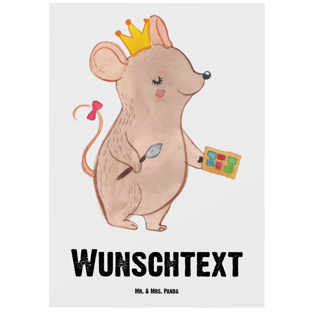 Personalisierte Postkarte Maskenbildnerin mit Herz Postkarte mit Namen, Postkarte bedrucken, Postkarte mit Wunschtext, Postkarte personalisierbar, Geschenkkarte mit Namen, Grußkarte mit Namen, Karte mit Namen, Einladung mit Namen, Ansichtskarte mit Namen, Geschenkkarte mit Wunschtext, Grußkarte mit Wunschtext, Karte mit Wunschtext, Einladung mit Wunschtext, Ansichtskarte mit Wunschtext, Beruf, Ausbildung, Jubiläum, Abschied, Rente, Kollege, Kollegin, Geschenk, Schenken, Arbeitskollege, Mitarbeiter, Firma, Danke, Dankeschön, Kosmetikerin, Make Up Artist, Maskenbildnerin, Visagistin, Beauty Salon, Kosmetikstudio, Eröffnung