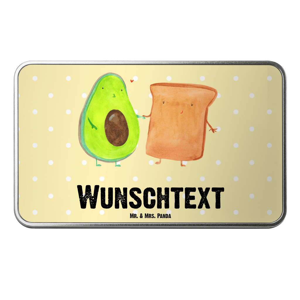 Personalisierte Metalldose Avocado + Toast Personalisierte Metalldose, Dose mit Namen, Namensdose, Kiste mit Namen, Namenskiste, Avocado, Veggie, Vegan, Gesund, Toast, Toastbrot, Liebespaar, Pärchen, Freund, Freundin, Verlobt, Verlobungsparty, Hochzeit, Hochzeitsgeschenk, Jahrestag, Jahrestagsgeschenk