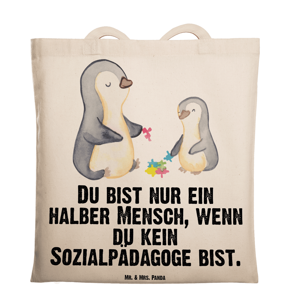 Tragetasche Sozialpädagoge mit Herz Beuteltasche, Beutel, Einkaufstasche, Jutebeutel, Stoffbeutel, Tasche, Shopper, Umhängetasche, Strandtasche, Schultertasche, Stofftasche, Tragetasche, Badetasche, Jutetasche, Einkaufstüte, Laptoptasche, Beruf, Ausbildung, Jubiläum, Abschied, Rente, Kollege, Kollegin, Geschenk, Schenken, Arbeitskollege, Mitarbeiter, Firma, Danke, Dankeschön