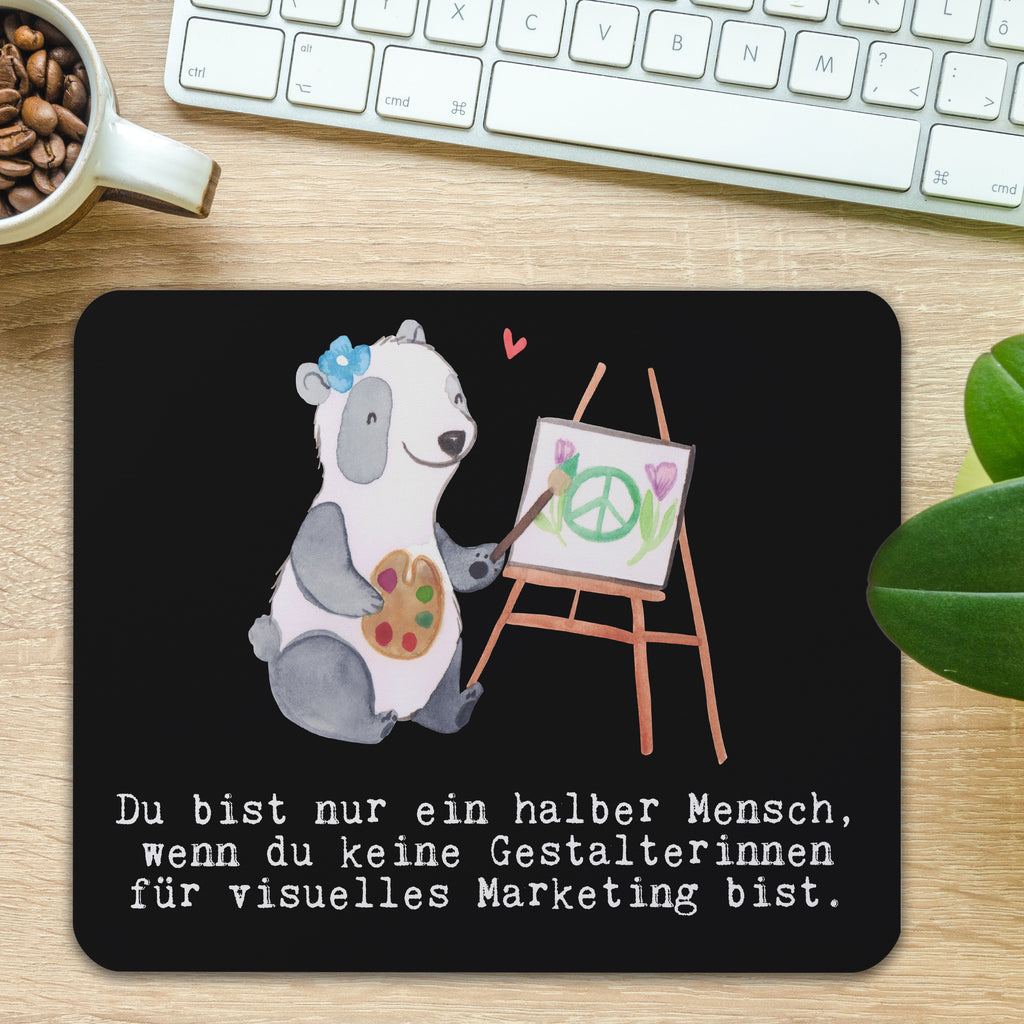 Mauspad Gestalterinnen für visuelles Marketing mit Herz Mousepad, Computer zubehör, Büroausstattung, PC Zubehör, Arbeitszimmer, Mauspad, Einzigartiges Mauspad, Designer Mauspad, Mausunterlage, Mauspad Büro, Beruf, Ausbildung, Jubiläum, Abschied, Rente, Kollege, Kollegin, Geschenk, Schenken, Arbeitskollege, Mitarbeiter, Firma, Danke, Dankeschön