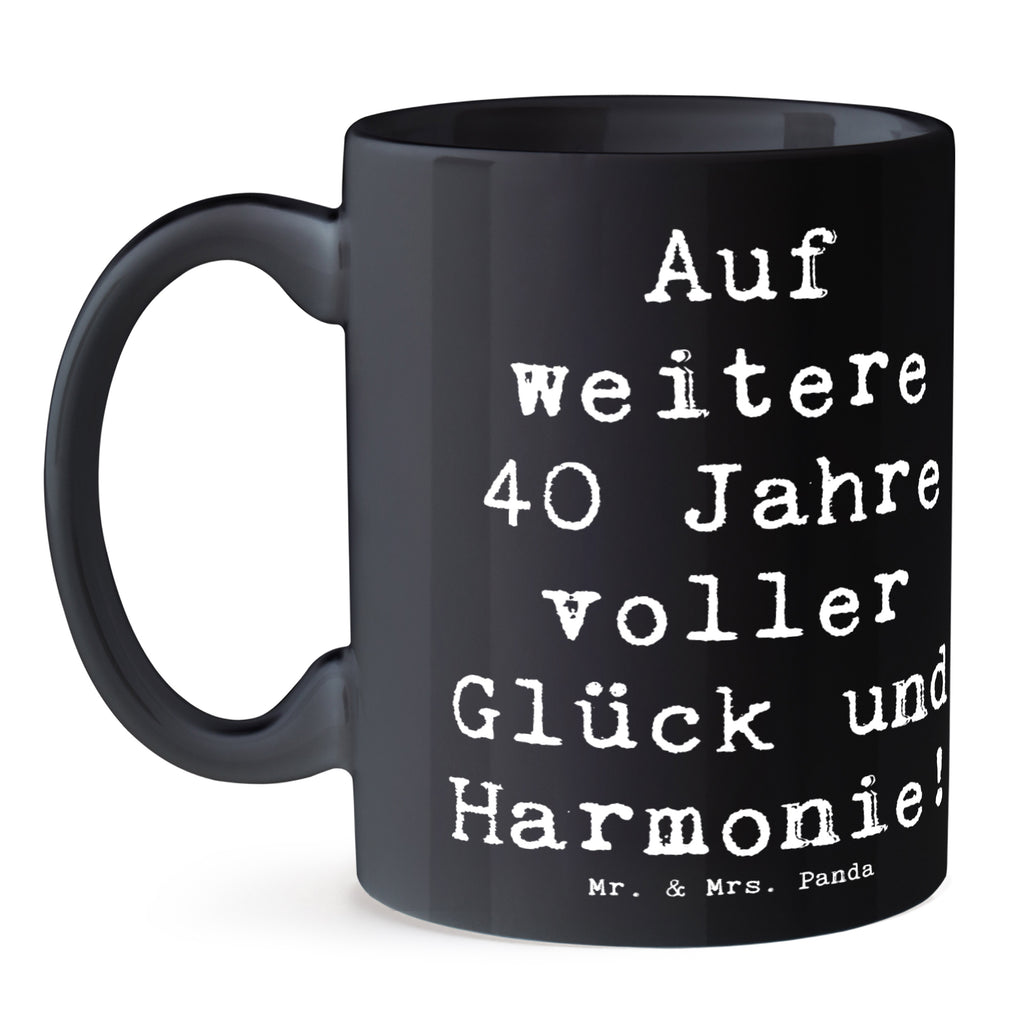 Tasse 40. Hochzeitstag Rubinhochzeit