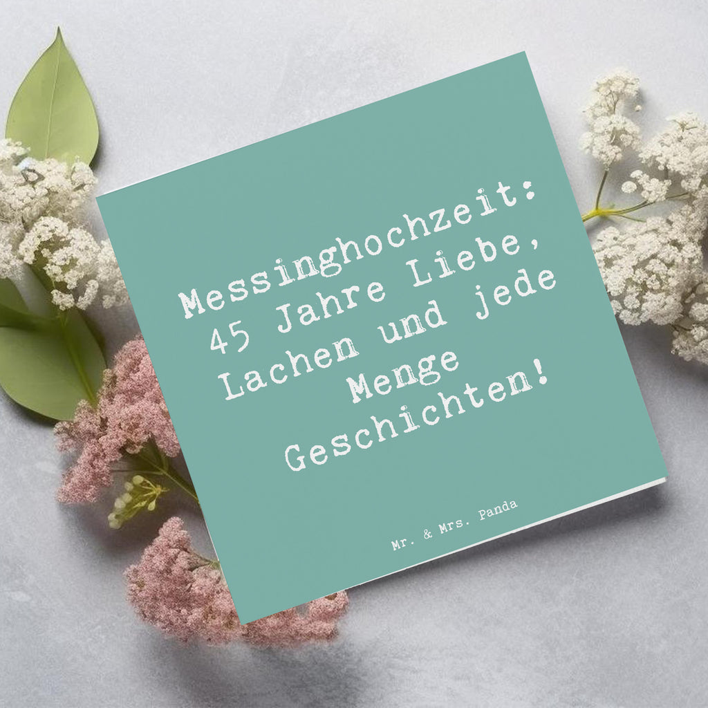 Deluxe Karte Spruch 45. Hochzeitstag Messinghochzeit Karte, Grußkarte, Klappkarte, Einladungskarte, Glückwunschkarte, Hochzeitskarte, Geburtstagskarte, Hochwertige Grußkarte, Hochwertige Klappkarte, Hochzeit, Hochzeitsgeschenk, Ehe, Hochzeitsfeier, Trauung, Trauungsgeschenk, Verlobungsfeier, Verlobungsgeschenk, Hochzeitsgeschenkideen, Hochzeitsgeschenke für Brautpaar