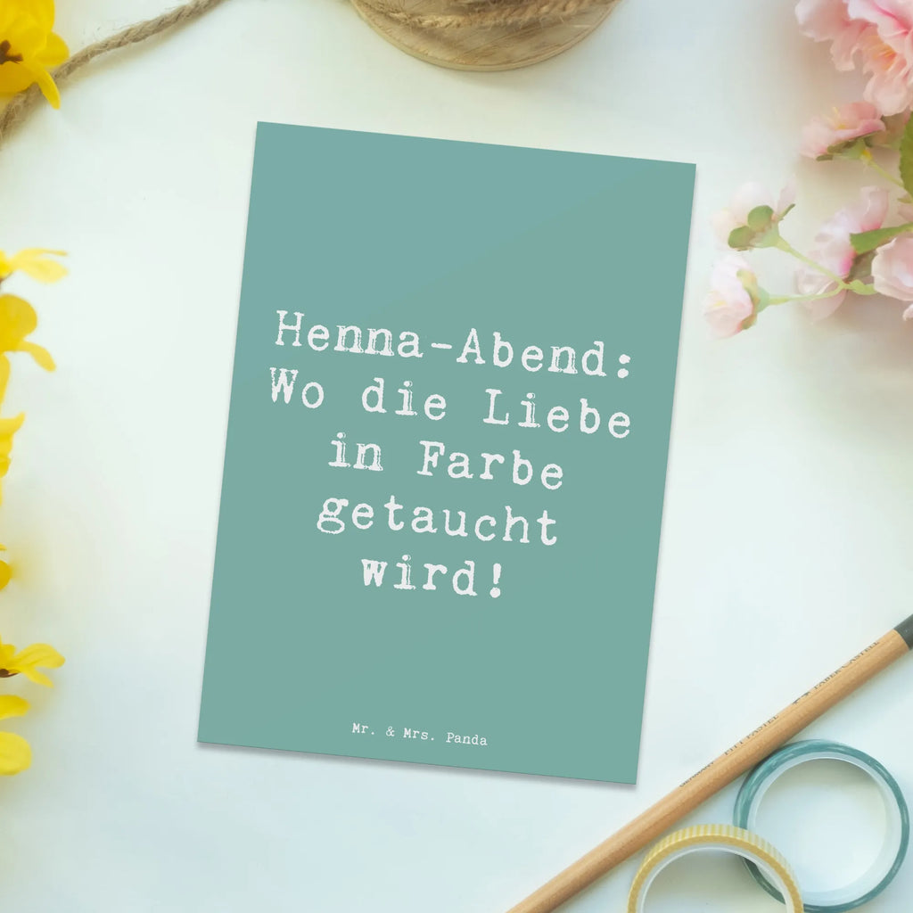 Postkarte Spruch Henna-Abend Farbenliebe Postkarte, Karte, Geschenkkarte, Grußkarte, Einladung, Ansichtskarte, Geburtstagskarte, Einladungskarte, Dankeskarte, Ansichtskarten, Einladung Geburtstag, Einladungskarten Geburtstag, Hochzeit, Hochzeitsgeschenk, Ehe, Hochzeitsfeier, Trauung, Trauungsgeschenk, Hochzeitskarte, Verlobungsfeier, Verlobungsgeschenk, Hochzeitsgeschenkideen, Hochzeitsgeschenke für Brautpaar