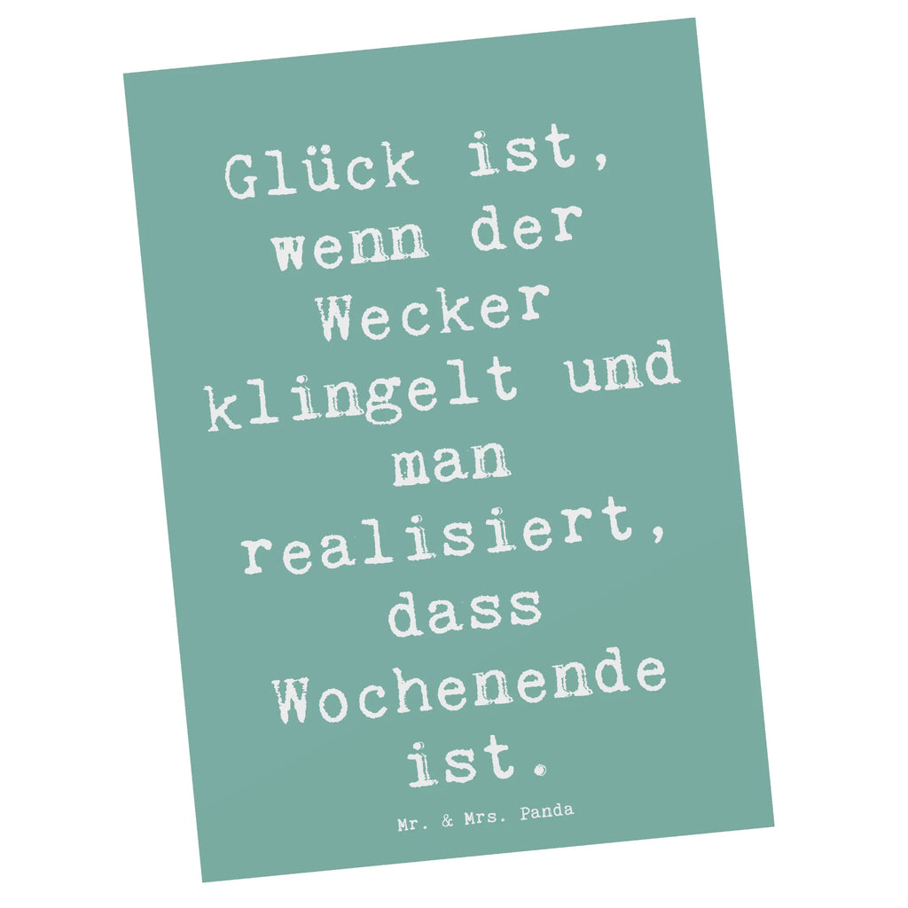 Postkarte Spruch Glück am Wochenende Postkarte, Karte, Geschenkkarte, Grußkarte, Einladung, Ansichtskarte, Geburtstagskarte, Einladungskarte, Dankeskarte, Ansichtskarten, Einladung Geburtstag, Einladungskarten Geburtstag