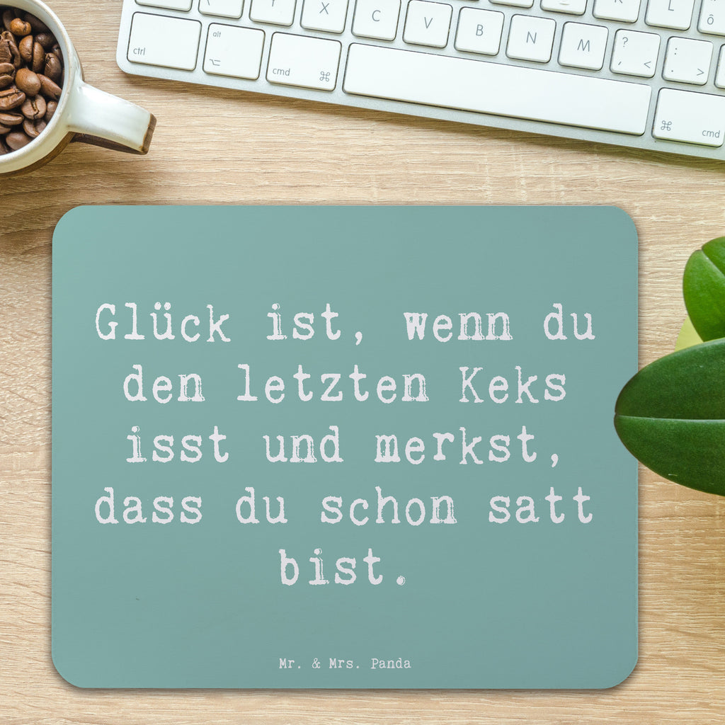 Mauspad Spruch Glück Erfüllung Mousepad, Computer zubehör, Büroausstattung, PC Zubehör, Arbeitszimmer, Mauspad, Einzigartiges Mauspad, Designer Mauspad, Mausunterlage, Mauspad Büro