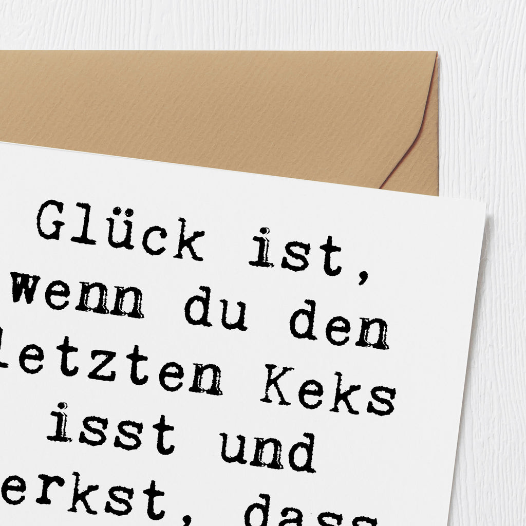 Deluxe Karte Spruch Glück Erfüllung Karte, Grußkarte, Klappkarte, Einladungskarte, Glückwunschkarte, Hochzeitskarte, Geburtstagskarte, Hochwertige Grußkarte, Hochwertige Klappkarte