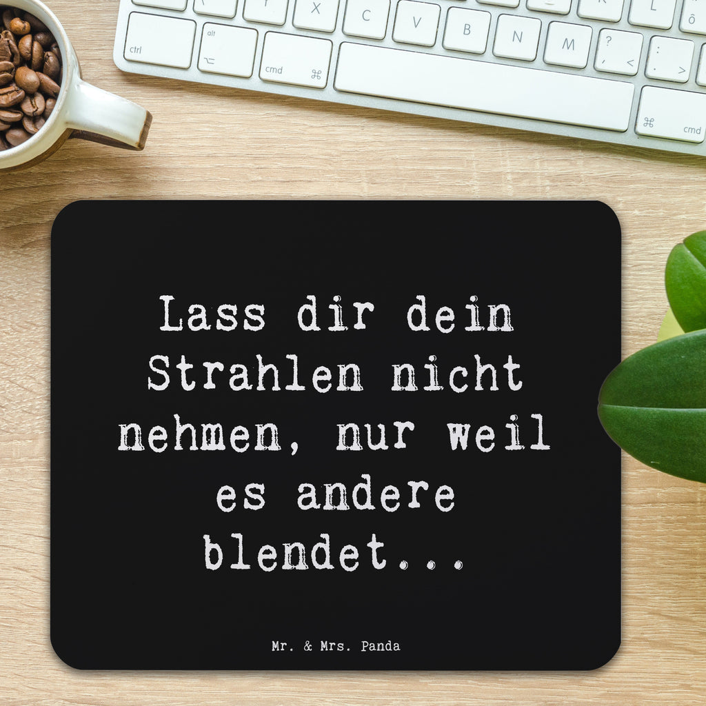 Mauspad Spruch Selbstvertrauen Strahlen Mousepad, Computer zubehör, Büroausstattung, PC Zubehör, Arbeitszimmer, Mauspad, Einzigartiges Mauspad, Designer Mauspad, Mausunterlage, Mauspad Büro