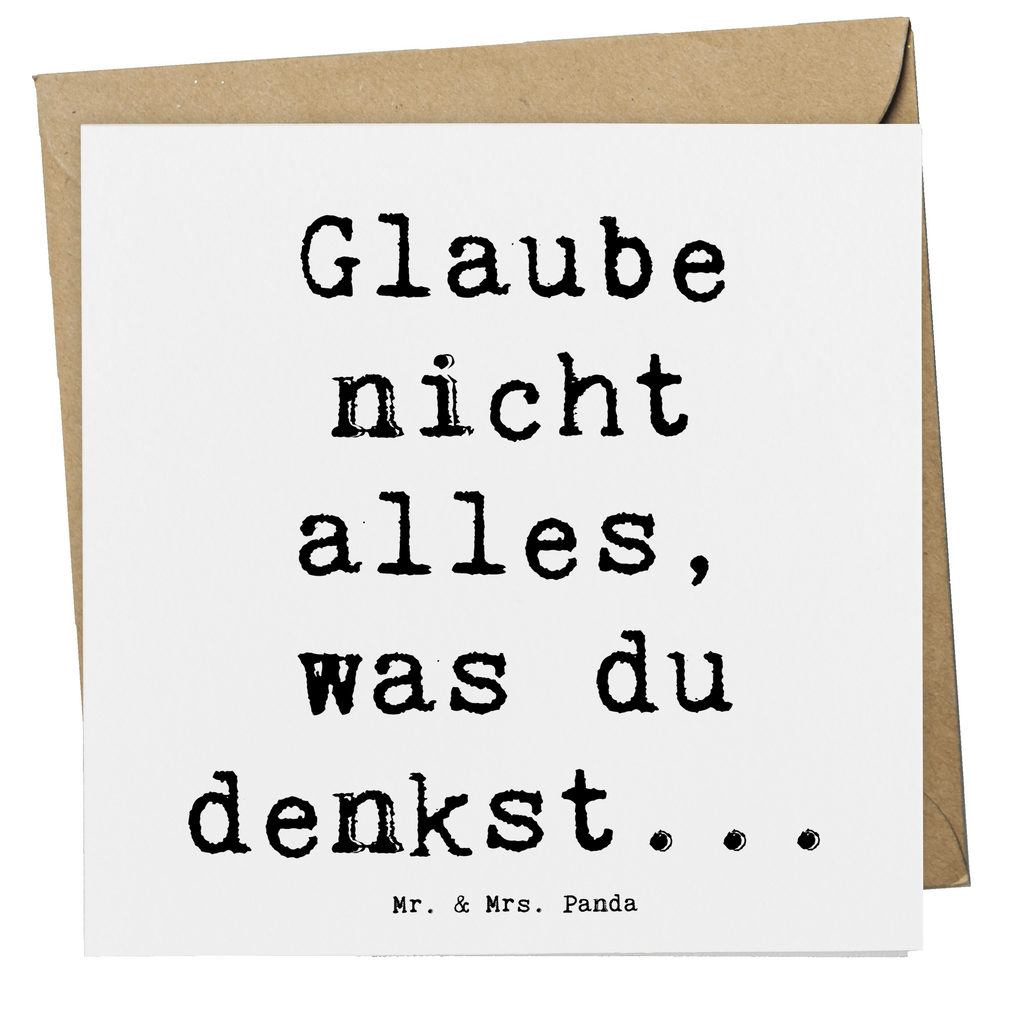 Deluxe Karte Spruch Selbstvertrauen und Klarheit Karte, Grußkarte, Klappkarte, Einladungskarte, Glückwunschkarte, Hochzeitskarte, Geburtstagskarte, Hochwertige Grußkarte, Hochwertige Klappkarte