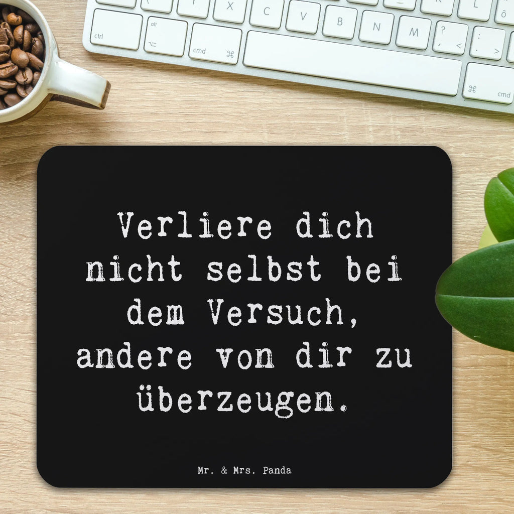 Mauspad Spruch Selbstzweifel vermeiden Mousepad, Computer zubehör, Büroausstattung, PC Zubehör, Arbeitszimmer, Mauspad, Einzigartiges Mauspad, Designer Mauspad, Mausunterlage, Mauspad Büro