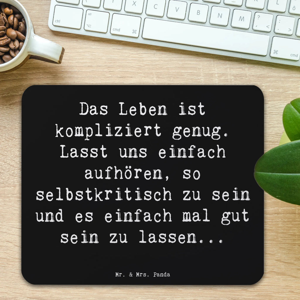 Mauspad Spruch Selbstzweifel Abschalten Mousepad, Computer zubehör, Büroausstattung, PC Zubehör, Arbeitszimmer, Mauspad, Einzigartiges Mauspad, Designer Mauspad, Mausunterlage, Mauspad Büro