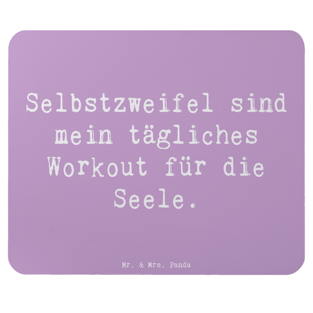 Mauspad Spruch Selbstzweifel Workout Mousepad, Computer zubehör, Büroausstattung, PC Zubehör, Arbeitszimmer, Mauspad, Einzigartiges Mauspad, Designer Mauspad, Mausunterlage, Mauspad Büro