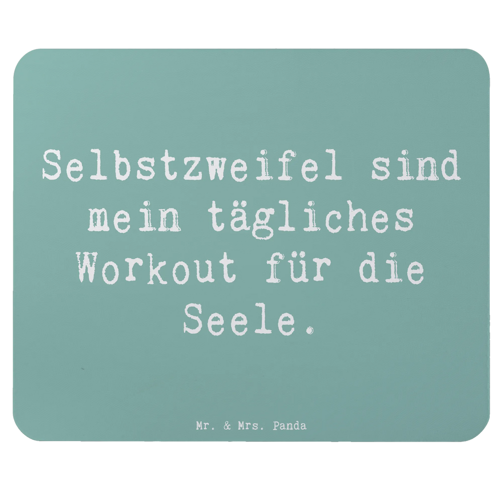 Mauspad Spruch Selbstzweifel Workout Mousepad, Computer zubehör, Büroausstattung, PC Zubehör, Arbeitszimmer, Mauspad, Einzigartiges Mauspad, Designer Mauspad, Mausunterlage, Mauspad Büro