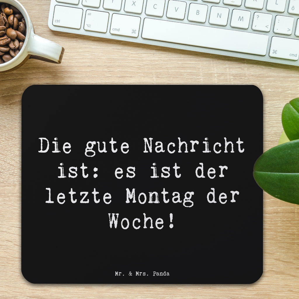 Mauspad Spruch Hoffnung Montag Mousepad, Computer zubehör, Büroausstattung, PC Zubehör, Arbeitszimmer, Mauspad, Einzigartiges Mauspad, Designer Mauspad, Mausunterlage, Mauspad Büro