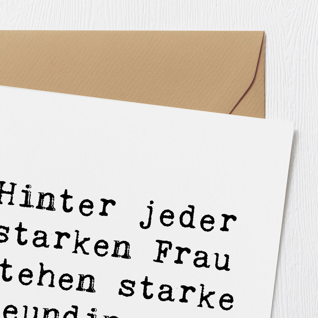 Deluxe Karte Spruch Hoffnung Freundinnen Karte, Grußkarte, Klappkarte, Einladungskarte, Glückwunschkarte, Hochzeitskarte, Geburtstagskarte, Hochwertige Grußkarte, Hochwertige Klappkarte