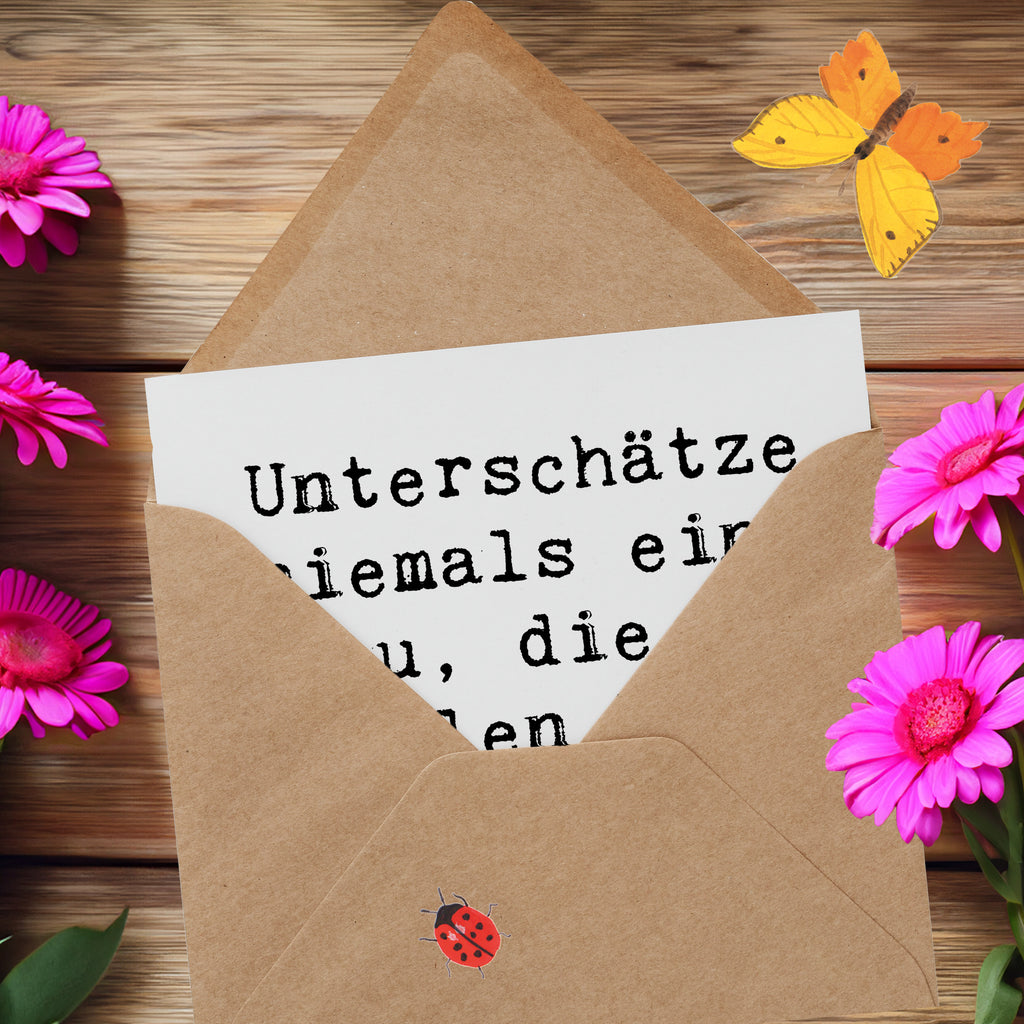 Deluxe Karte Spruch Hoffnung Veränderung Karte, Grußkarte, Klappkarte, Einladungskarte, Glückwunschkarte, Hochzeitskarte, Geburtstagskarte, Hochwertige Grußkarte, Hochwertige Klappkarte