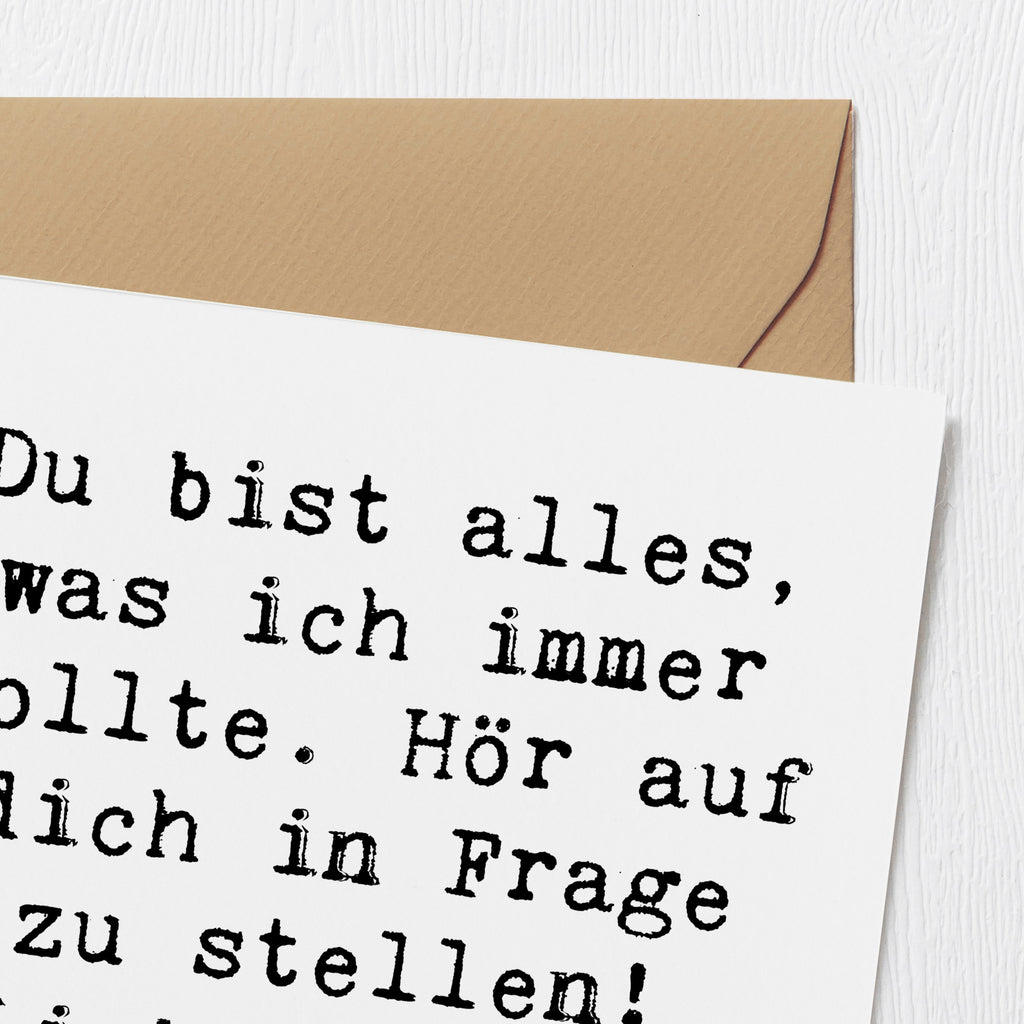 Deluxe Karte Spruch Hoffnung und Selbstliebe Karte, Grußkarte, Klappkarte, Einladungskarte, Glückwunschkarte, Hochzeitskarte, Geburtstagskarte, Hochwertige Grußkarte, Hochwertige Klappkarte