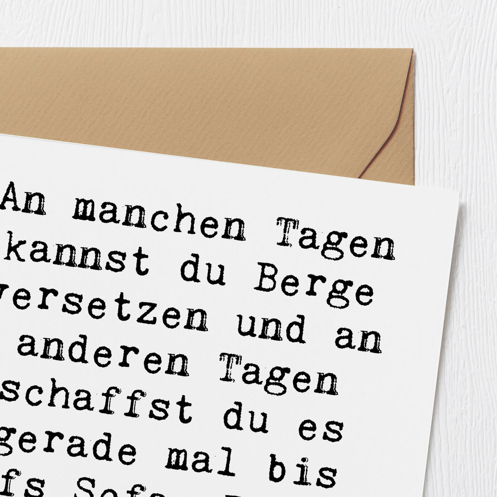 Deluxe Karte Spruch Hoffnung und Ruhe Karte, Grußkarte, Klappkarte, Einladungskarte, Glückwunschkarte, Hochzeitskarte, Geburtstagskarte, Hochwertige Grußkarte, Hochwertige Klappkarte