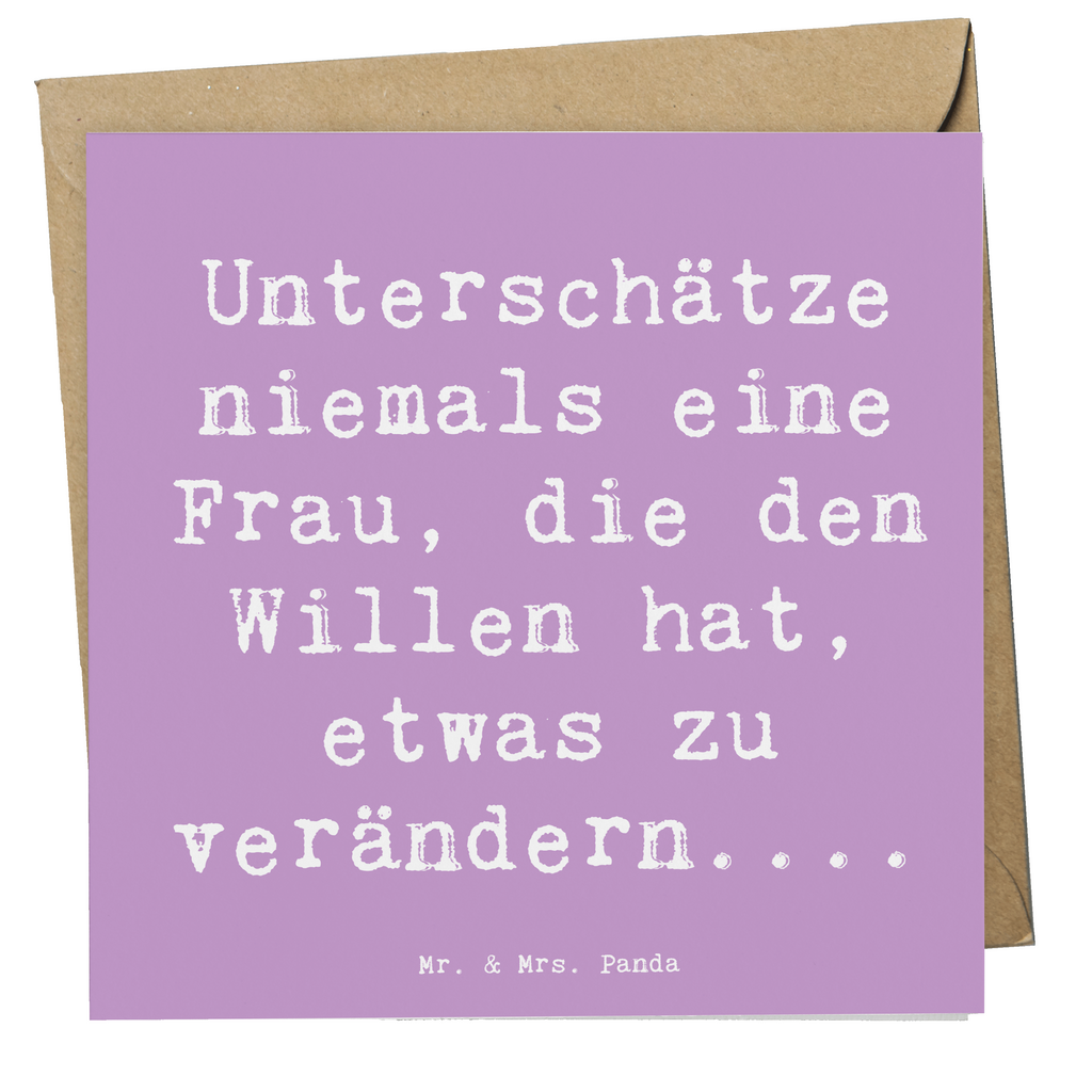 Deluxe Karte Spruch Hoffnung Veränderung Karte, Grußkarte, Klappkarte, Einladungskarte, Glückwunschkarte, Hochzeitskarte, Geburtstagskarte, Hochwertige Grußkarte, Hochwertige Klappkarte