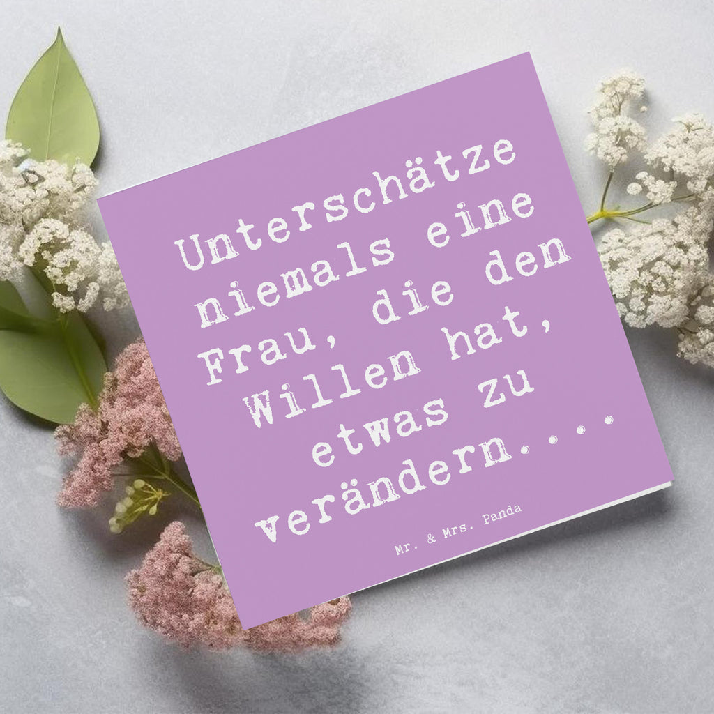 Deluxe Karte Spruch Hoffnung Veränderung Karte, Grußkarte, Klappkarte, Einladungskarte, Glückwunschkarte, Hochzeitskarte, Geburtstagskarte, Hochwertige Grußkarte, Hochwertige Klappkarte