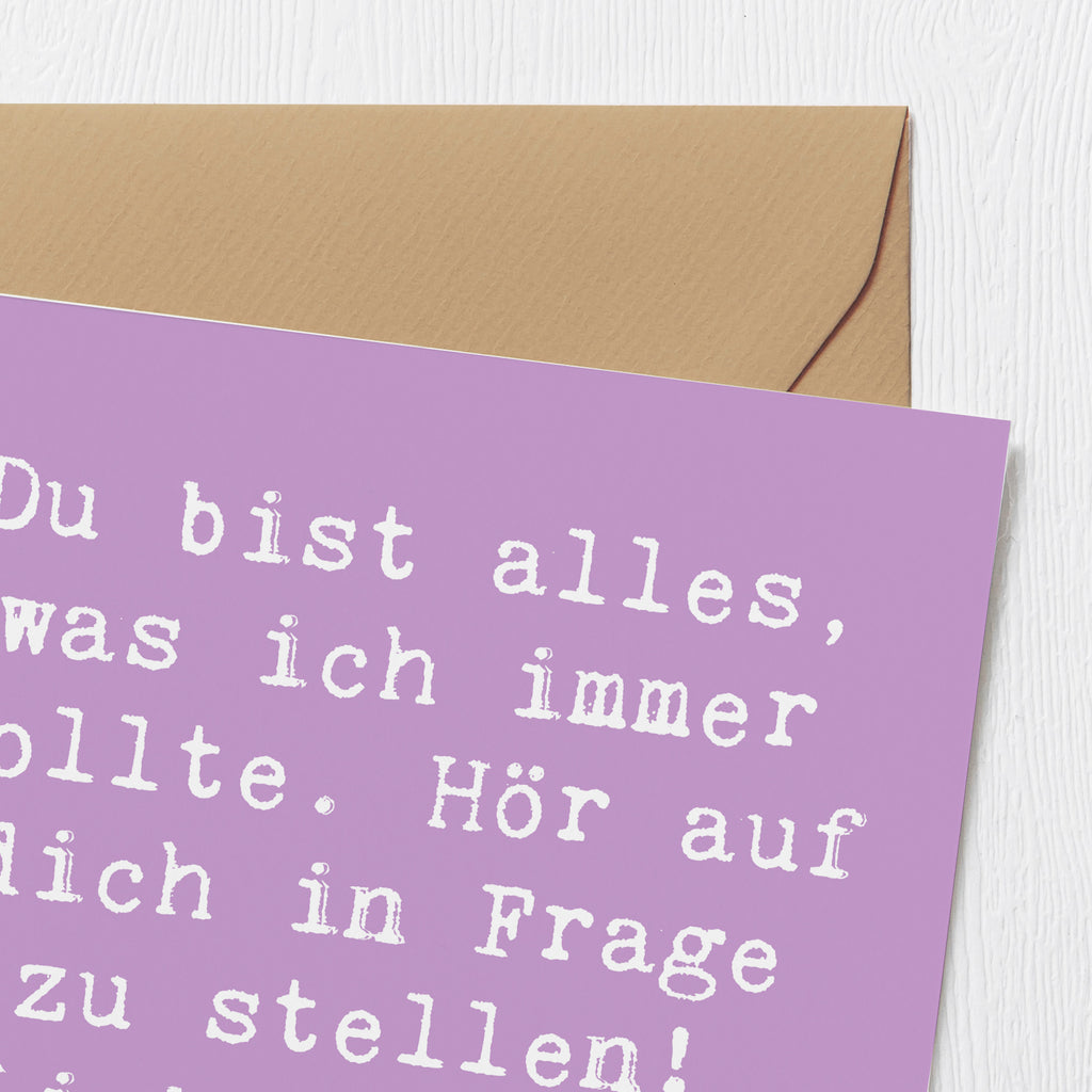 Deluxe Karte Spruch Hoffnung und Selbstliebe Karte, Grußkarte, Klappkarte, Einladungskarte, Glückwunschkarte, Hochzeitskarte, Geburtstagskarte, Hochwertige Grußkarte, Hochwertige Klappkarte