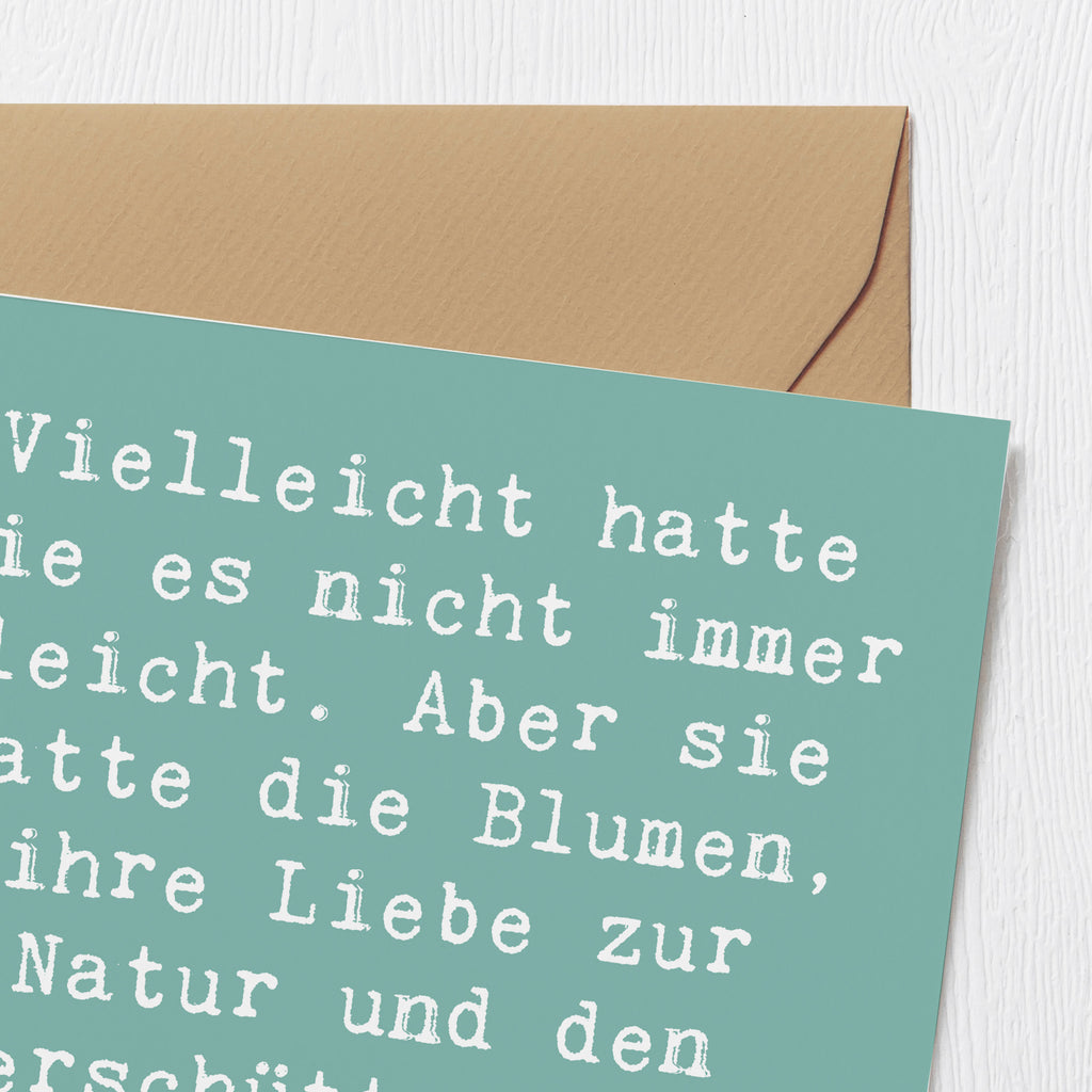 Deluxe Karte Spruch Hoffnung und Liebe Karte, Grußkarte, Klappkarte, Einladungskarte, Glückwunschkarte, Hochzeitskarte, Geburtstagskarte, Hochwertige Grußkarte, Hochwertige Klappkarte