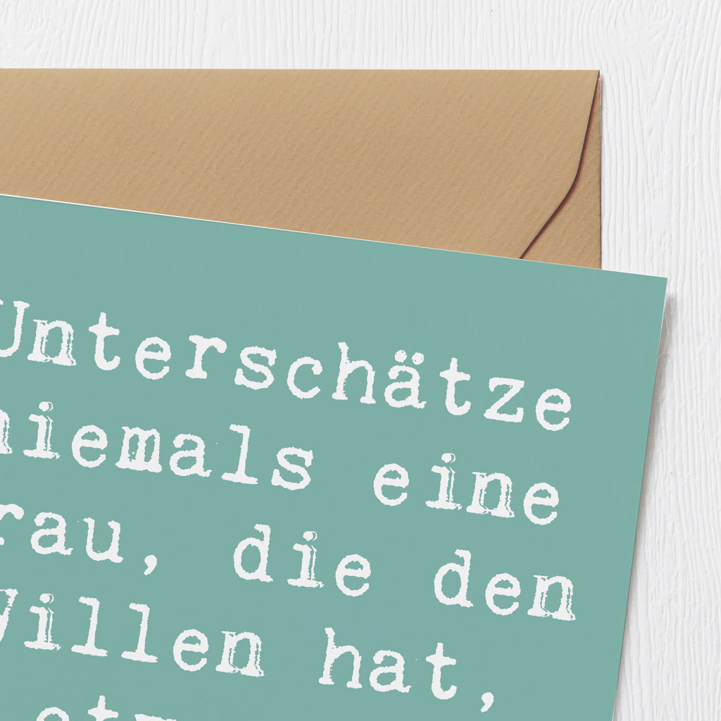 Deluxe Karte Spruch Hoffnung Veränderung Karte, Grußkarte, Klappkarte, Einladungskarte, Glückwunschkarte, Hochzeitskarte, Geburtstagskarte, Hochwertige Grußkarte, Hochwertige Klappkarte