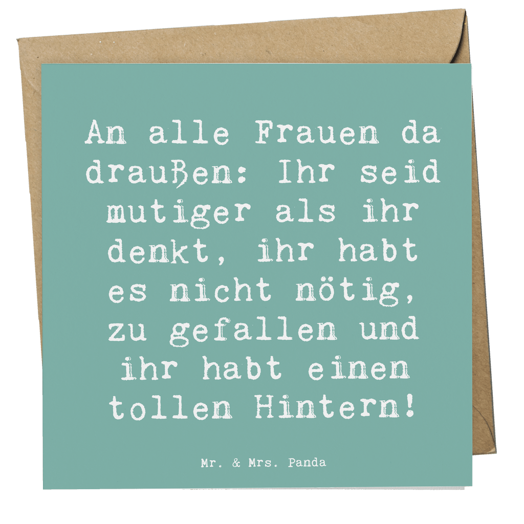 Deluxe Karte Spruch Mut und Hoffnung Karte, Grußkarte, Klappkarte, Einladungskarte, Glückwunschkarte, Hochzeitskarte, Geburtstagskarte, Hochwertige Grußkarte, Hochwertige Klappkarte