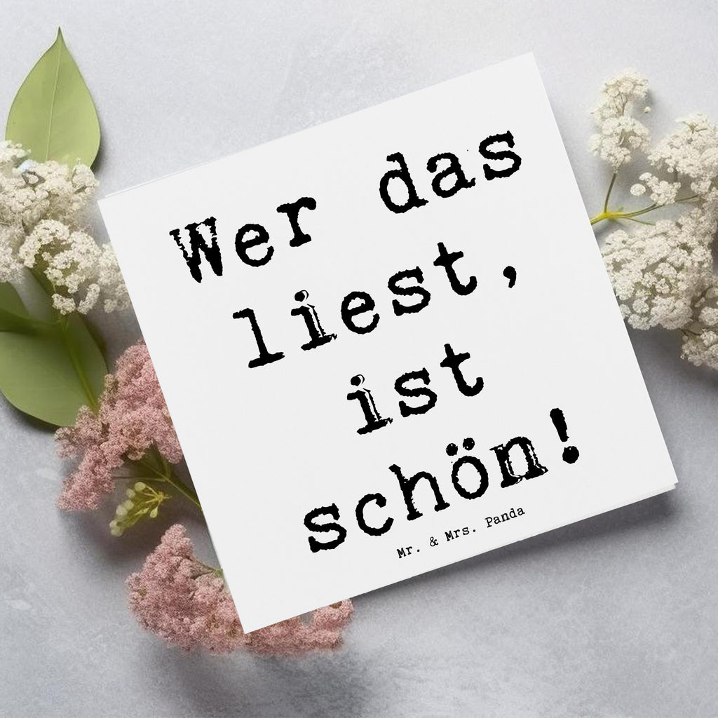 Deluxe Karte Spruch Freude Schön Karte, Grußkarte, Klappkarte, Einladungskarte, Glückwunschkarte, Hochzeitskarte, Geburtstagskarte, Hochwertige Grußkarte, Hochwertige Klappkarte