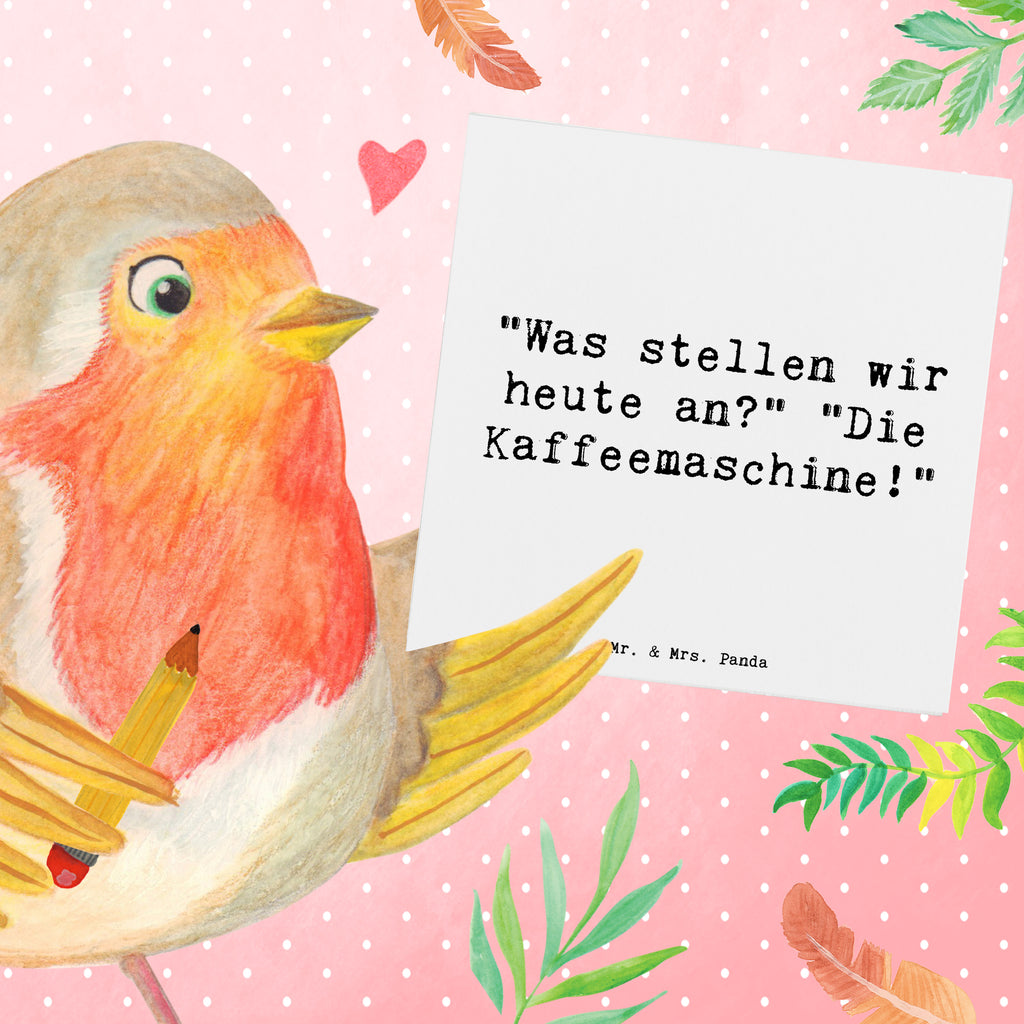 Deluxe Karte Spruch Freude am Morgen Karte, Grußkarte, Klappkarte, Einladungskarte, Glückwunschkarte, Hochzeitskarte, Geburtstagskarte, Hochwertige Grußkarte, Hochwertige Klappkarte