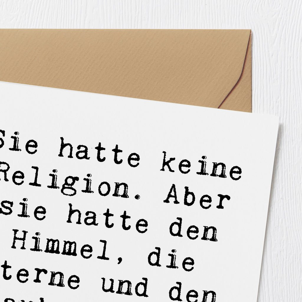 Deluxe Karte Spruch Himmel und Freude Karte, Grußkarte, Klappkarte, Einladungskarte, Glückwunschkarte, Hochzeitskarte, Geburtstagskarte, Hochwertige Grußkarte, Hochwertige Klappkarte